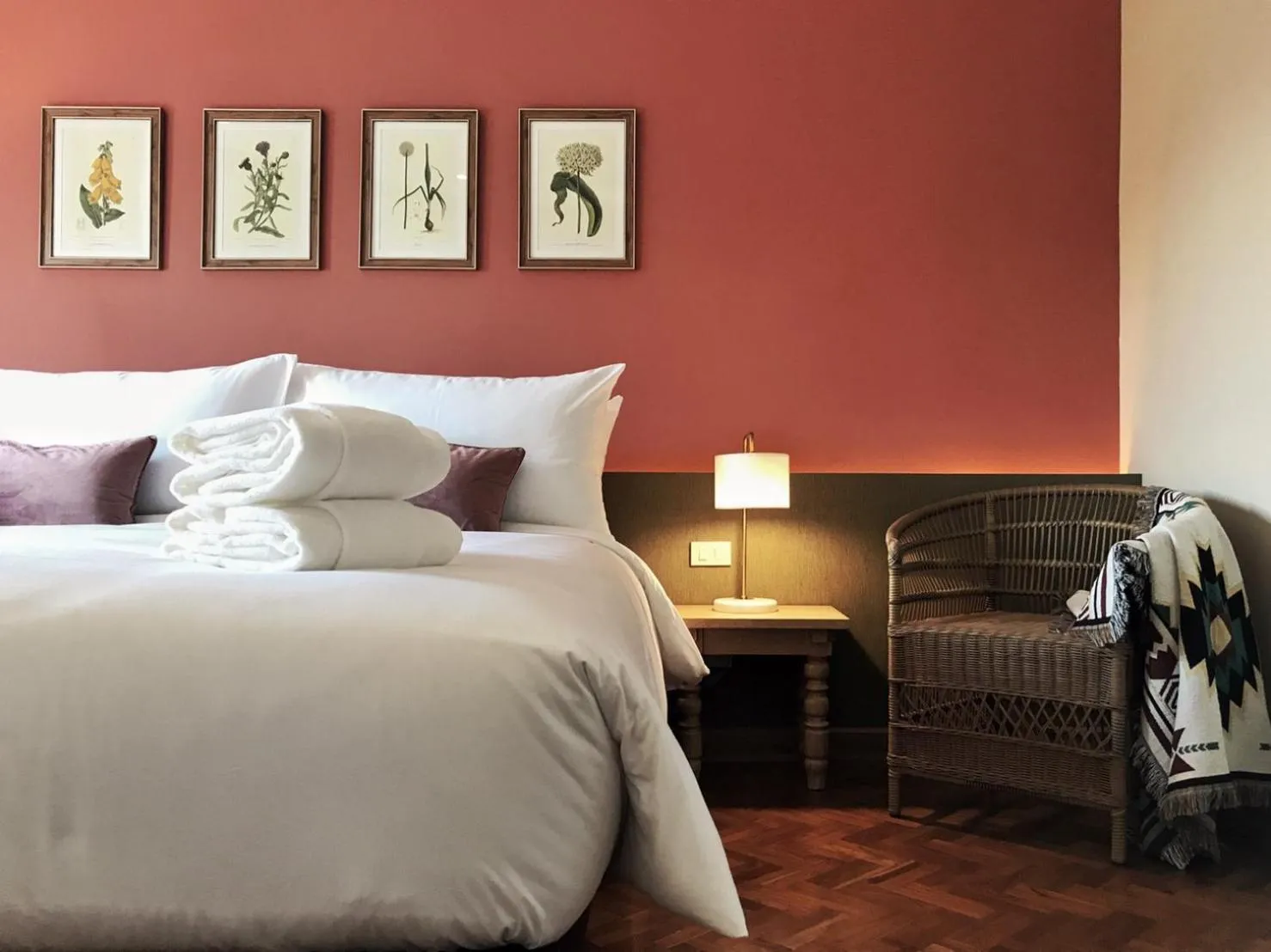 Bed in The Raintree Hotel Chiang Mai