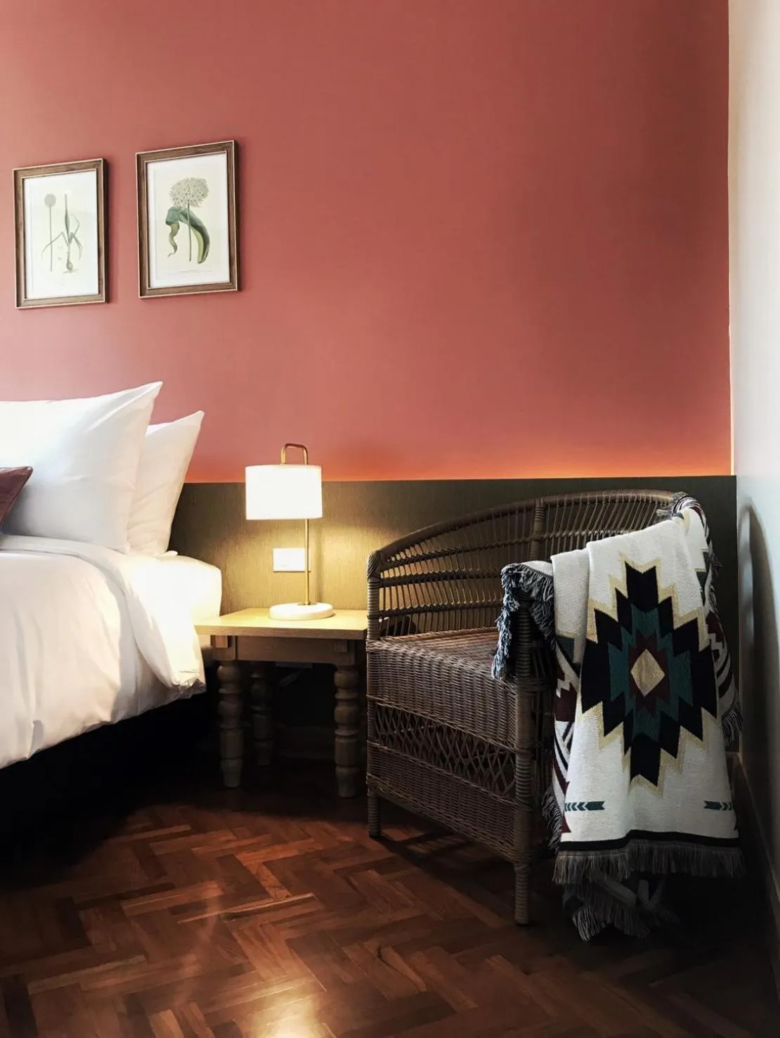 Bed in The Raintree Hotel Chiang Mai