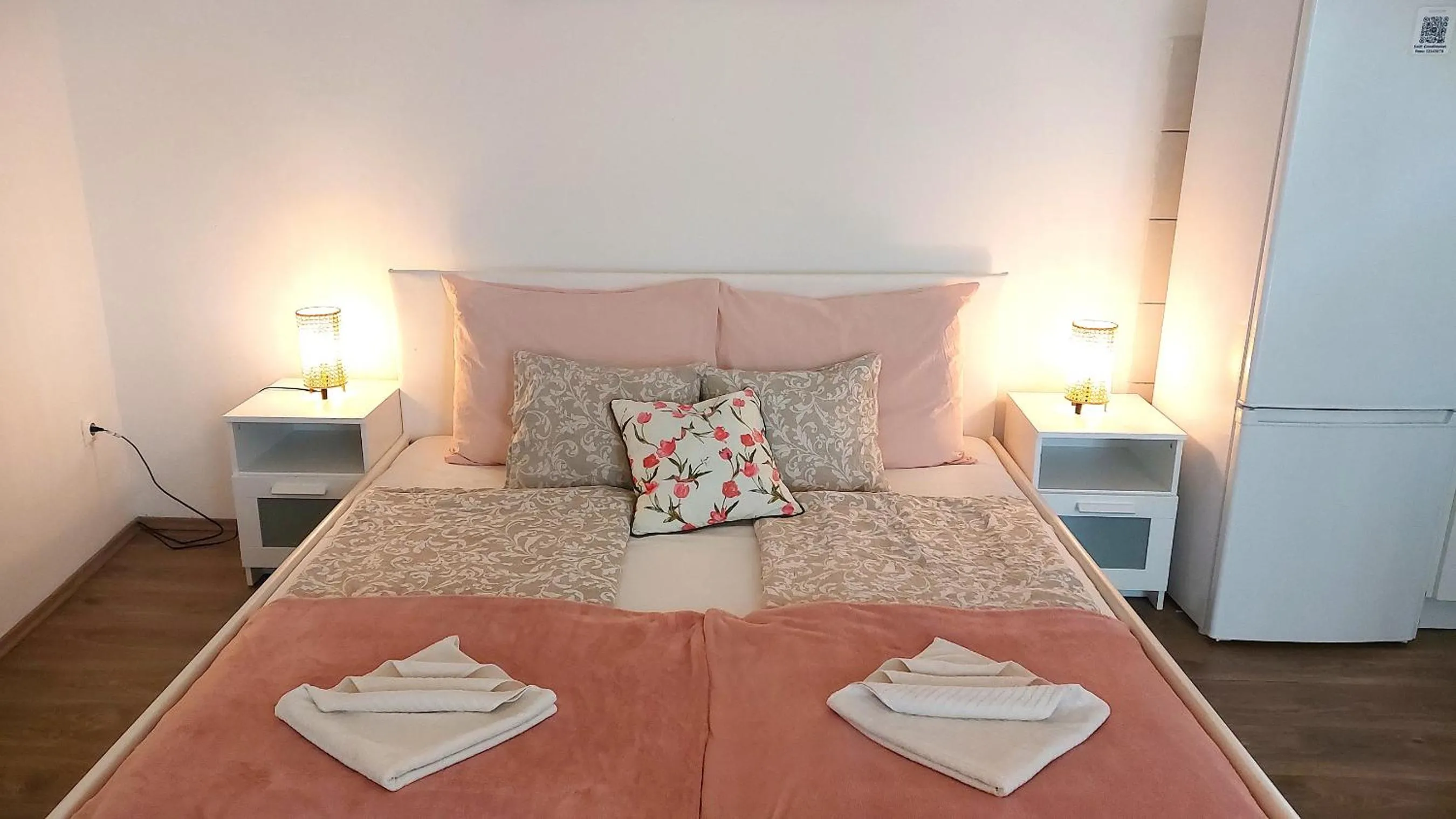 Bed in GoodMo Budapest Smart Rooms