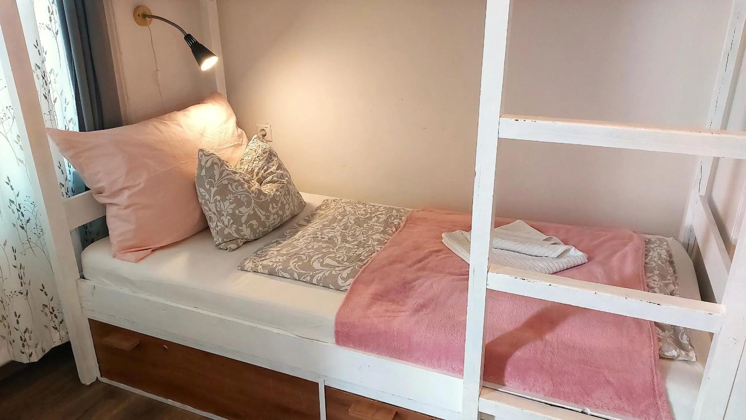 Bed in GoodMo Budapest Smart Rooms