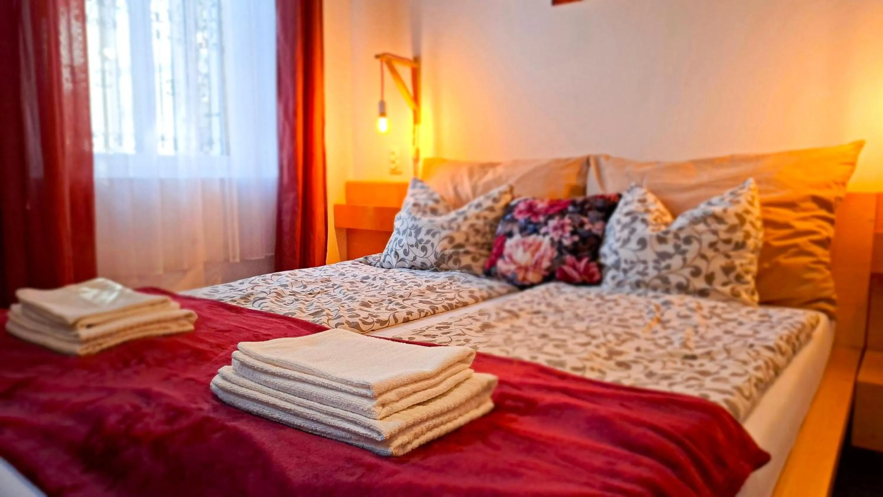 Bed in GoodMo Budapest Smart Rooms