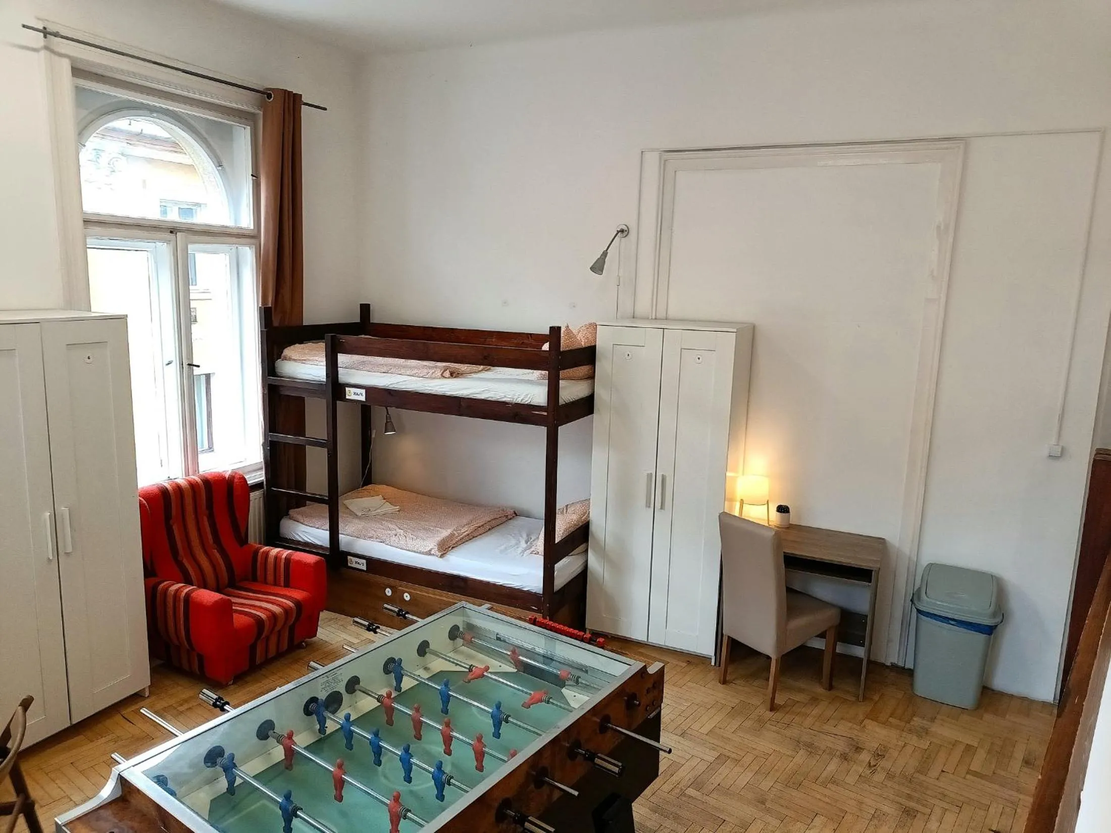 Bed in GoodMo Budapest Smart Rooms