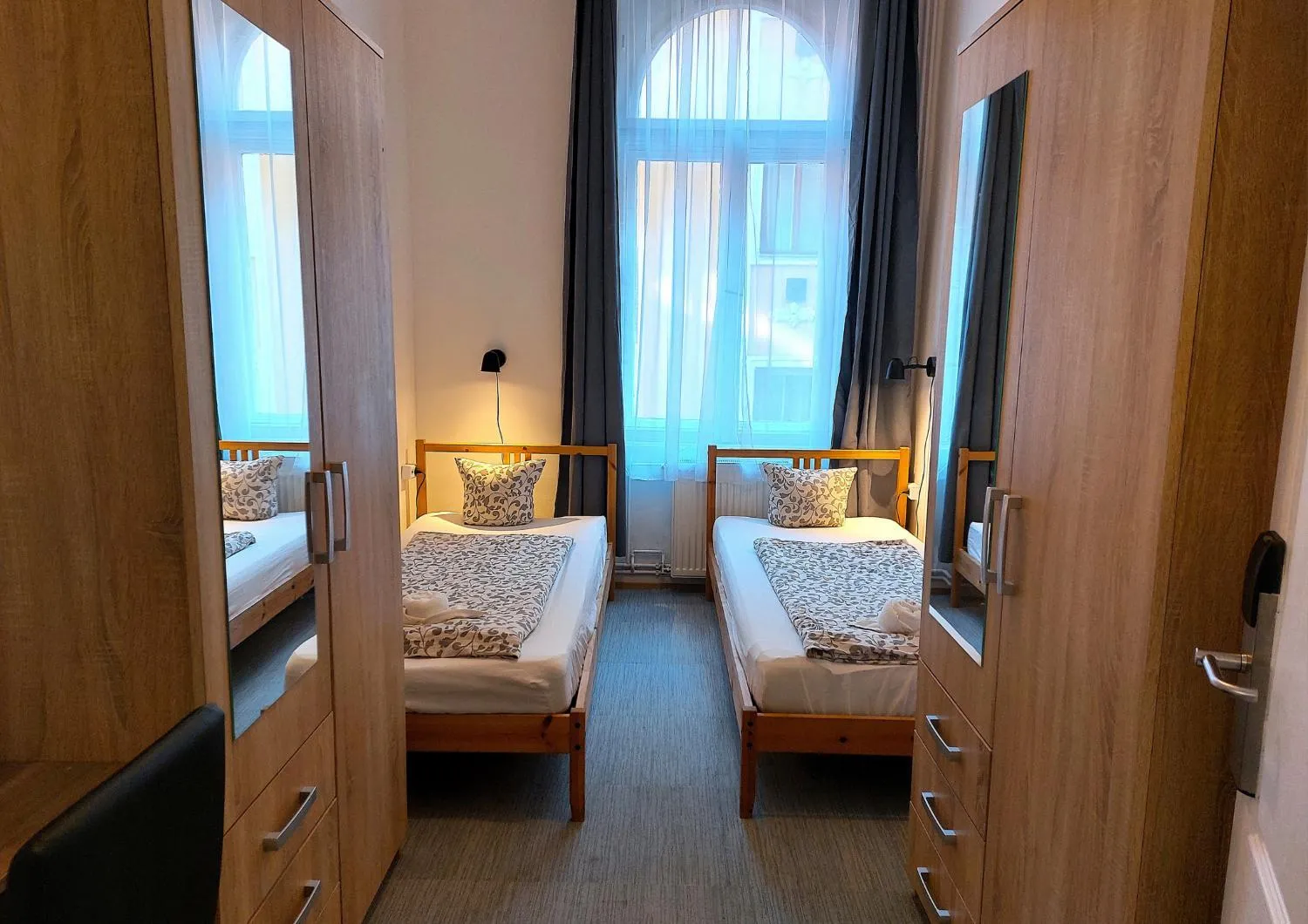Bed in GoodMo Budapest Smart Rooms