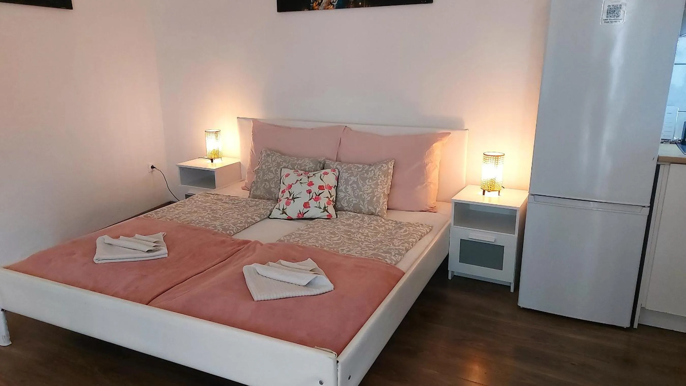 Bed in GoodMo Budapest Smart Rooms