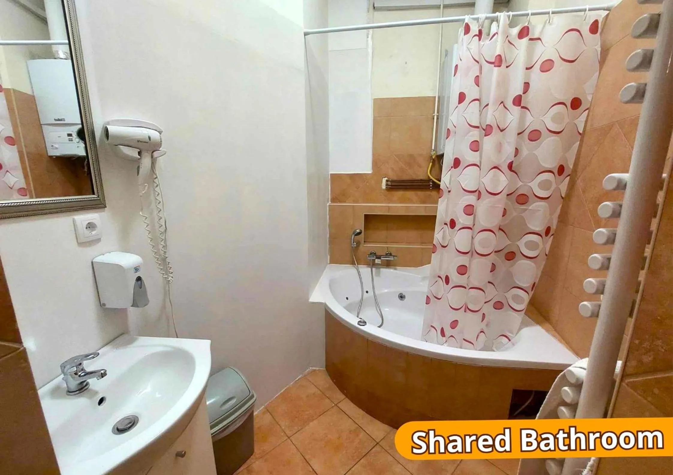 Bathroom in GoodMo Budapest Smart Rooms