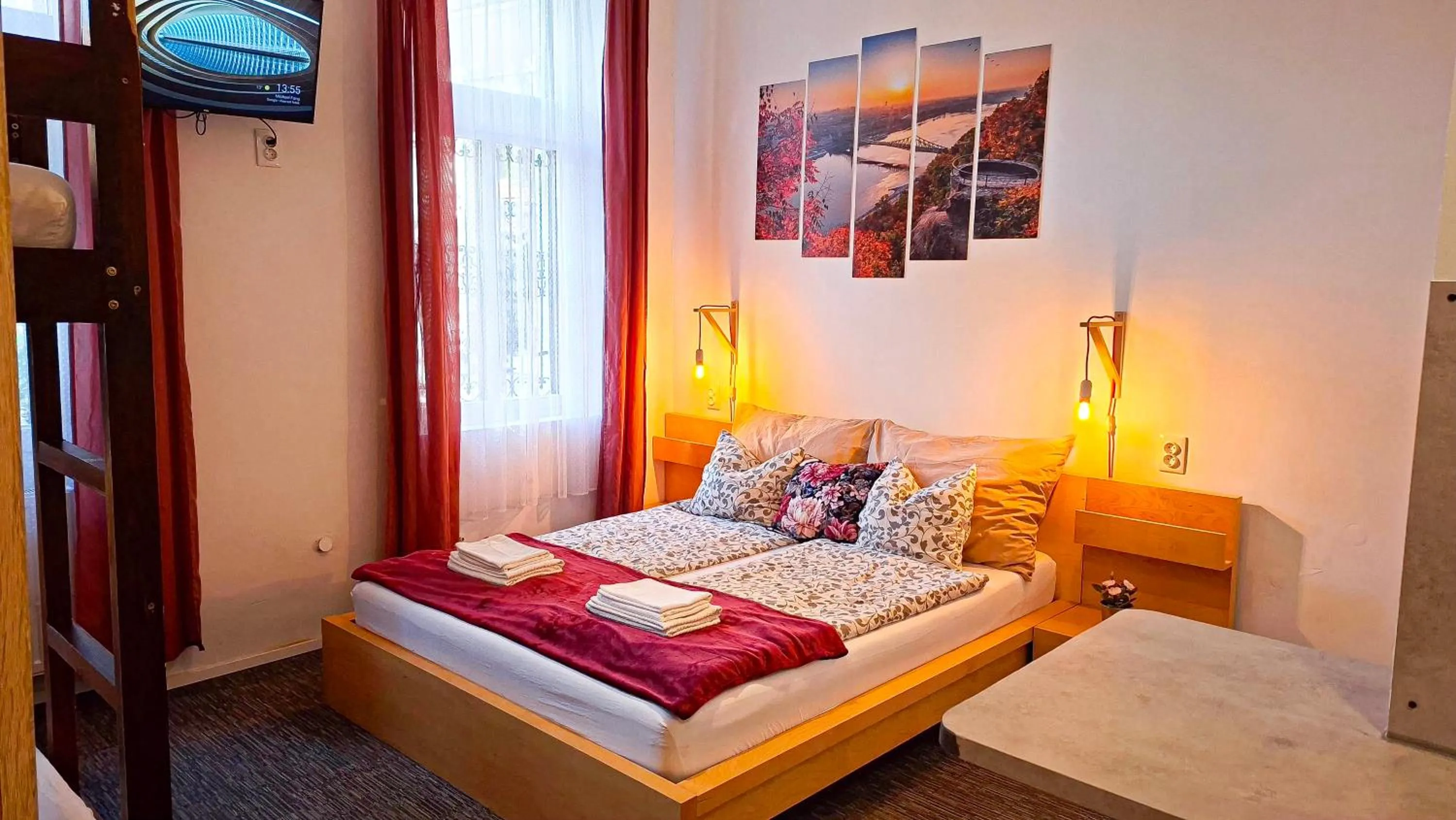 Bed in GoodMo Budapest Smart Rooms