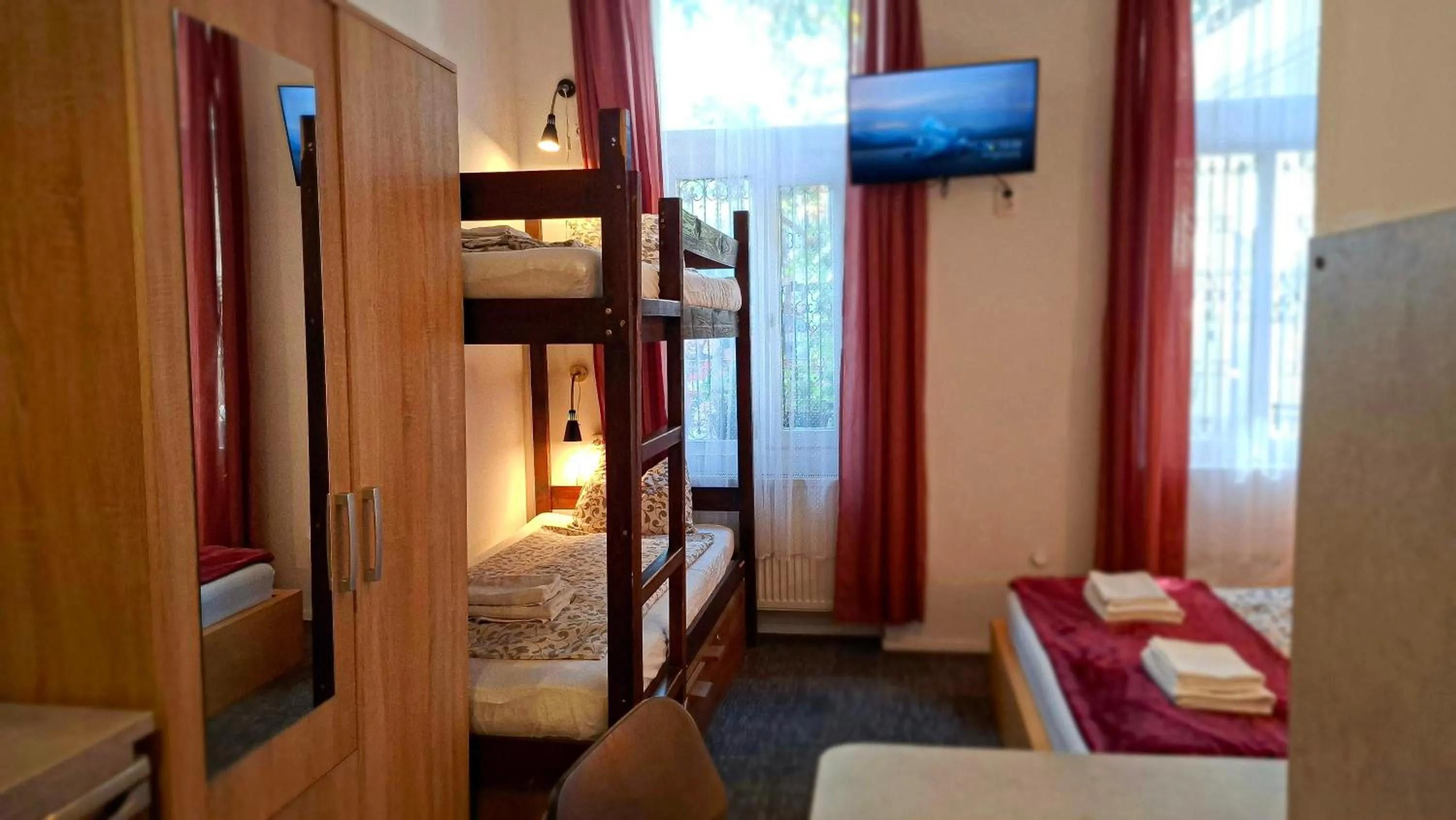 Bed in GoodMo Budapest Smart Rooms