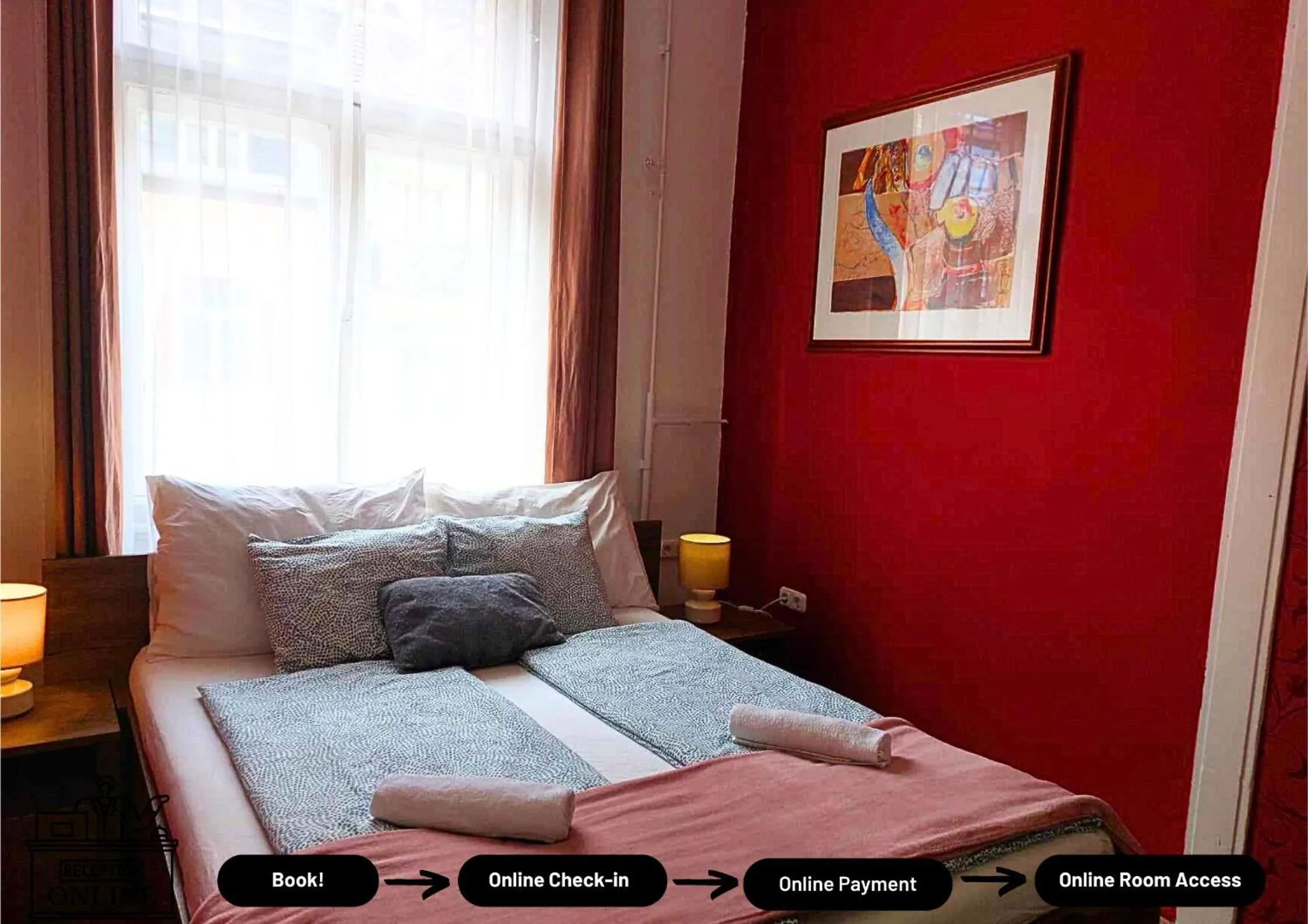 Family Room with Shared Bathroom - single occupancy in Black Sheep Budapest Smart Rooms