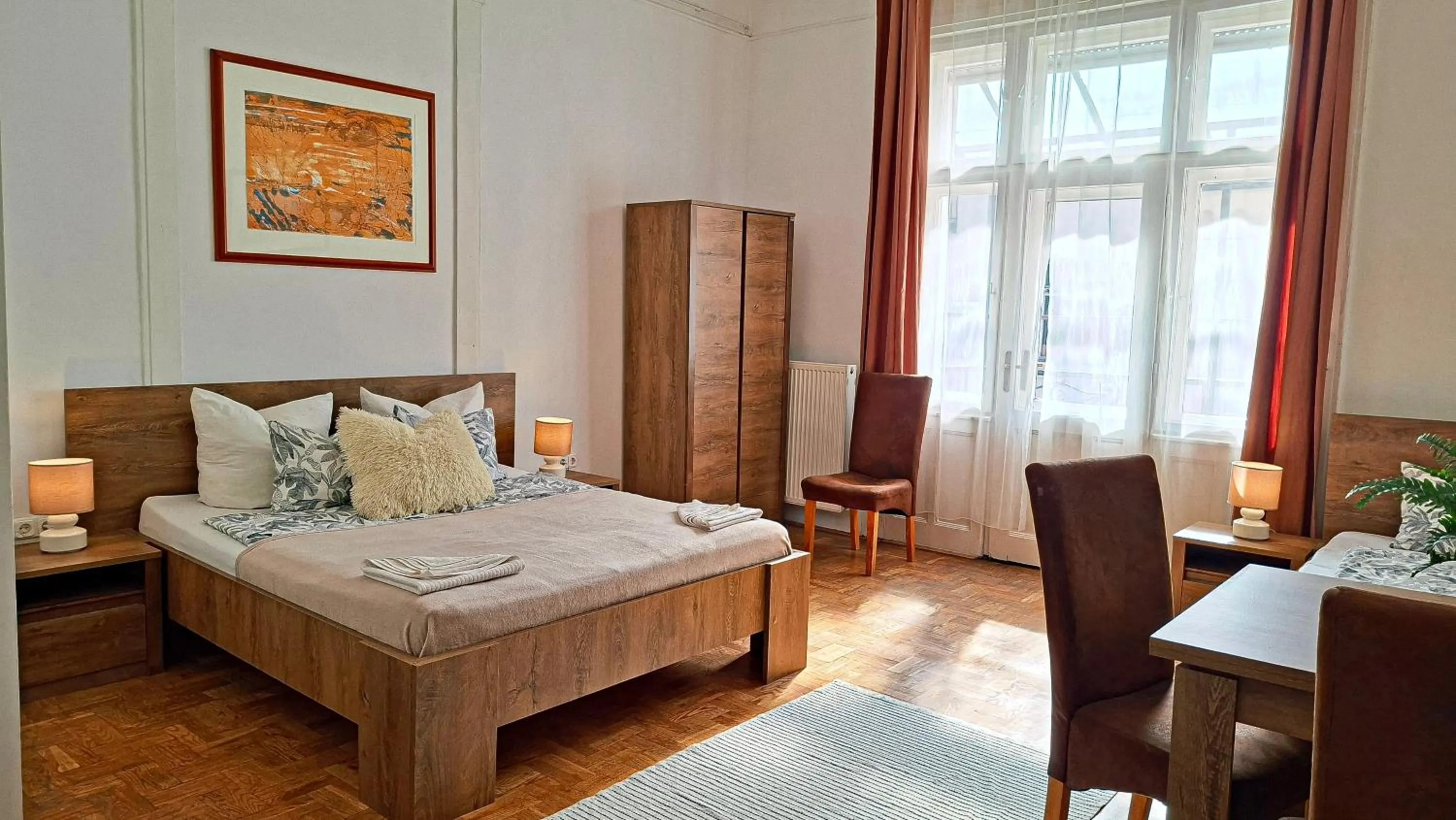 Bed in Black Sheep Budapest Smart Rooms