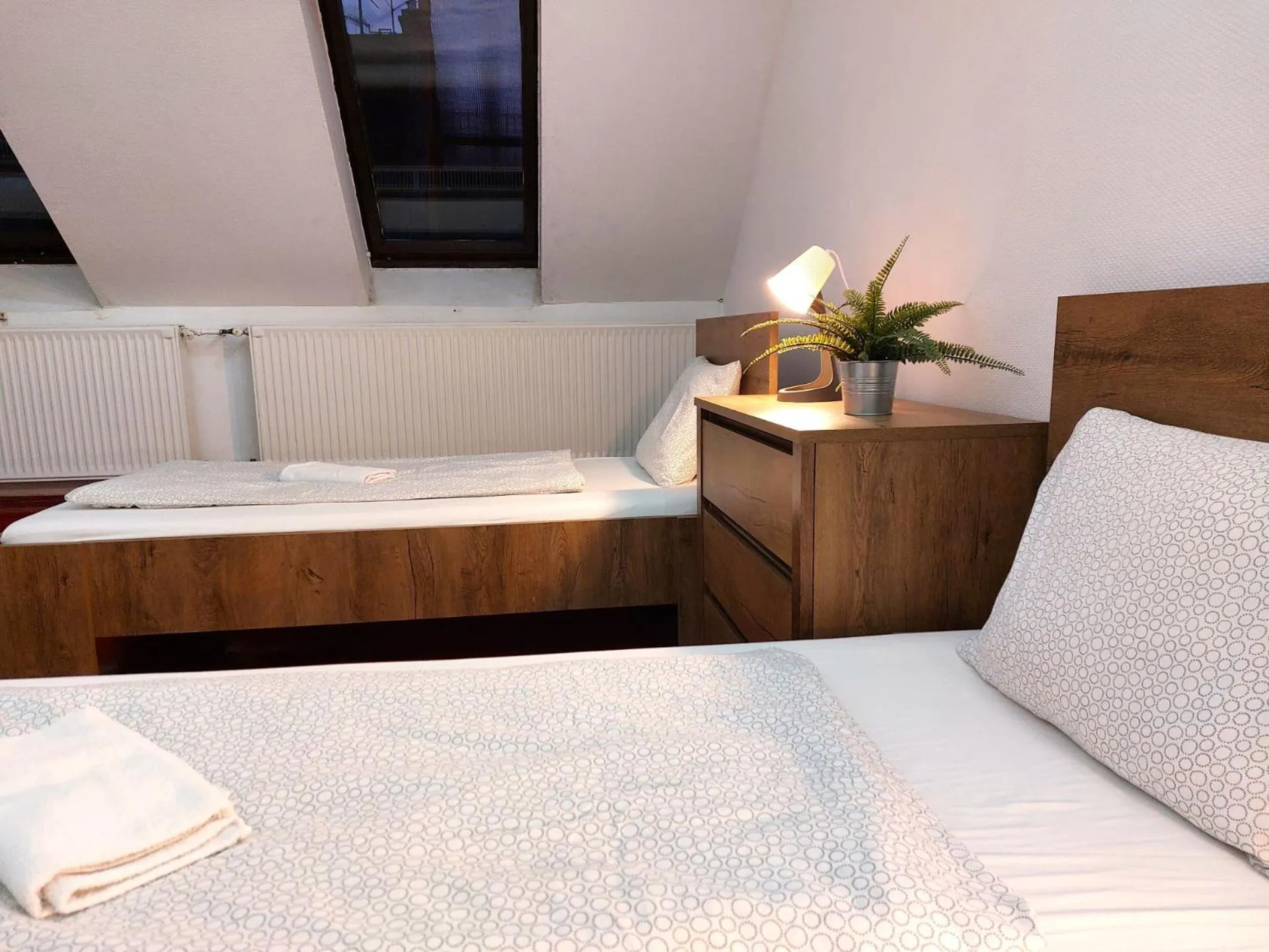 Bed in Black Sheep Budapest Smart Rooms