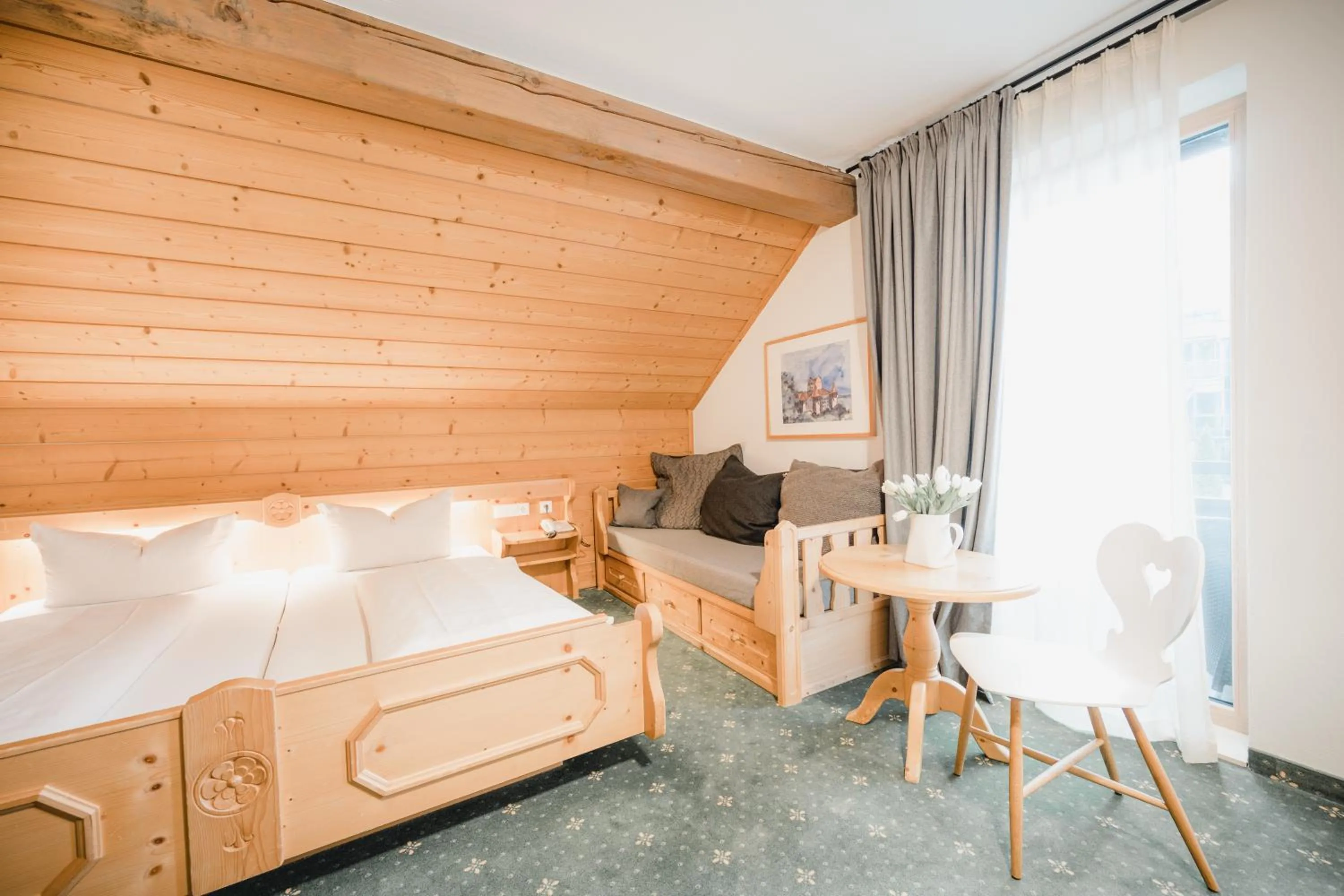 Photo of the whole room, Bed in Bavaria Biohotel