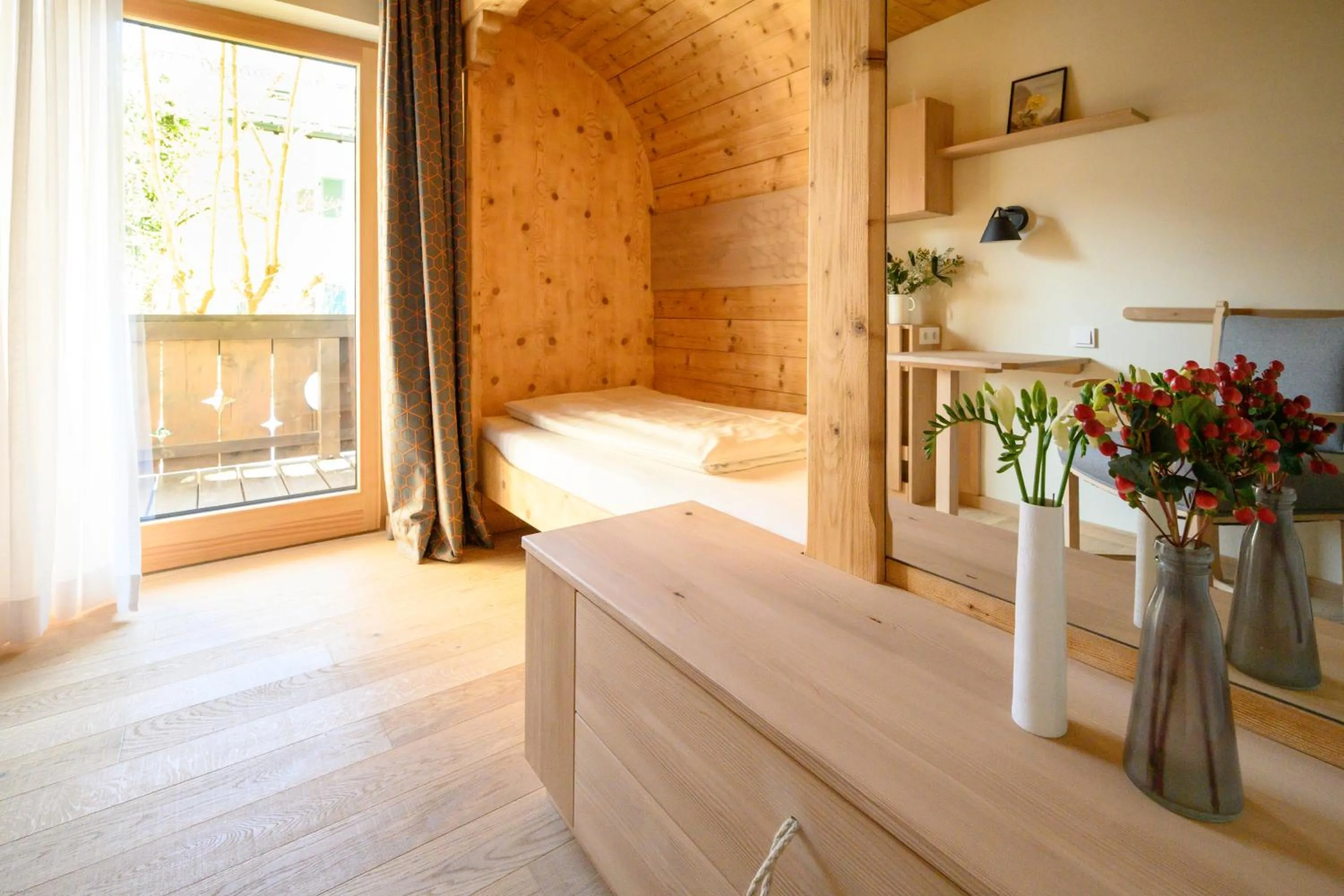 Bed in Bavaria Biohotel