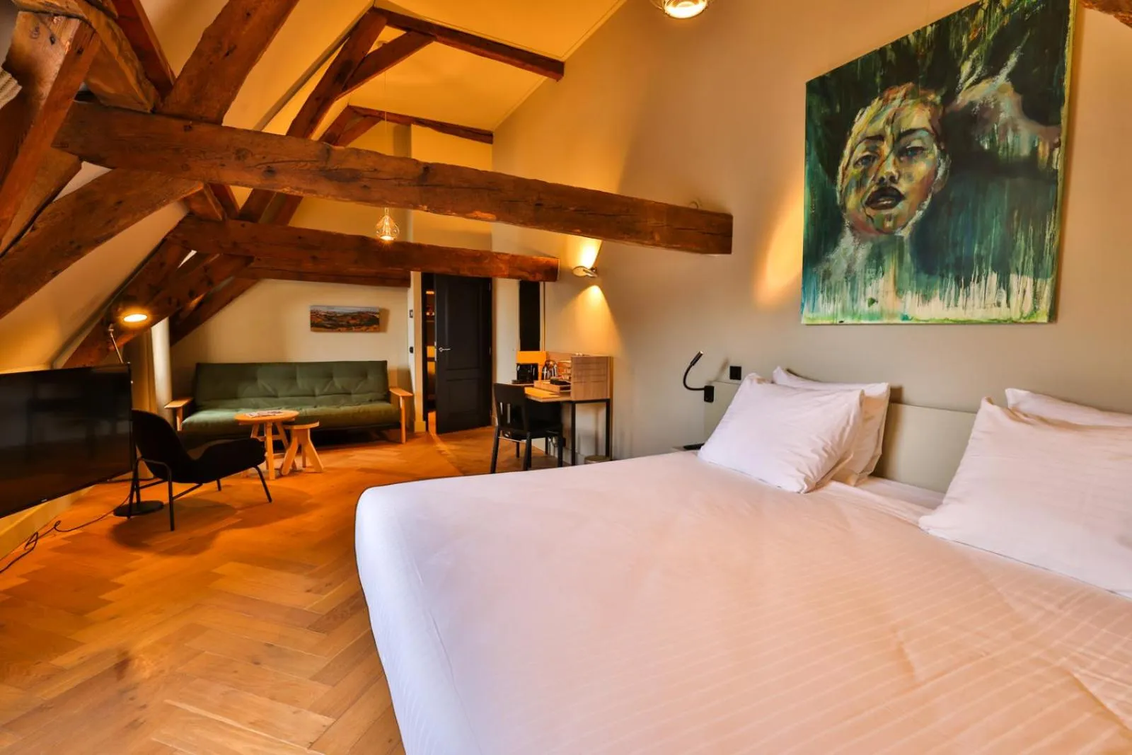 Bed in Hotel Abdij Dokkum