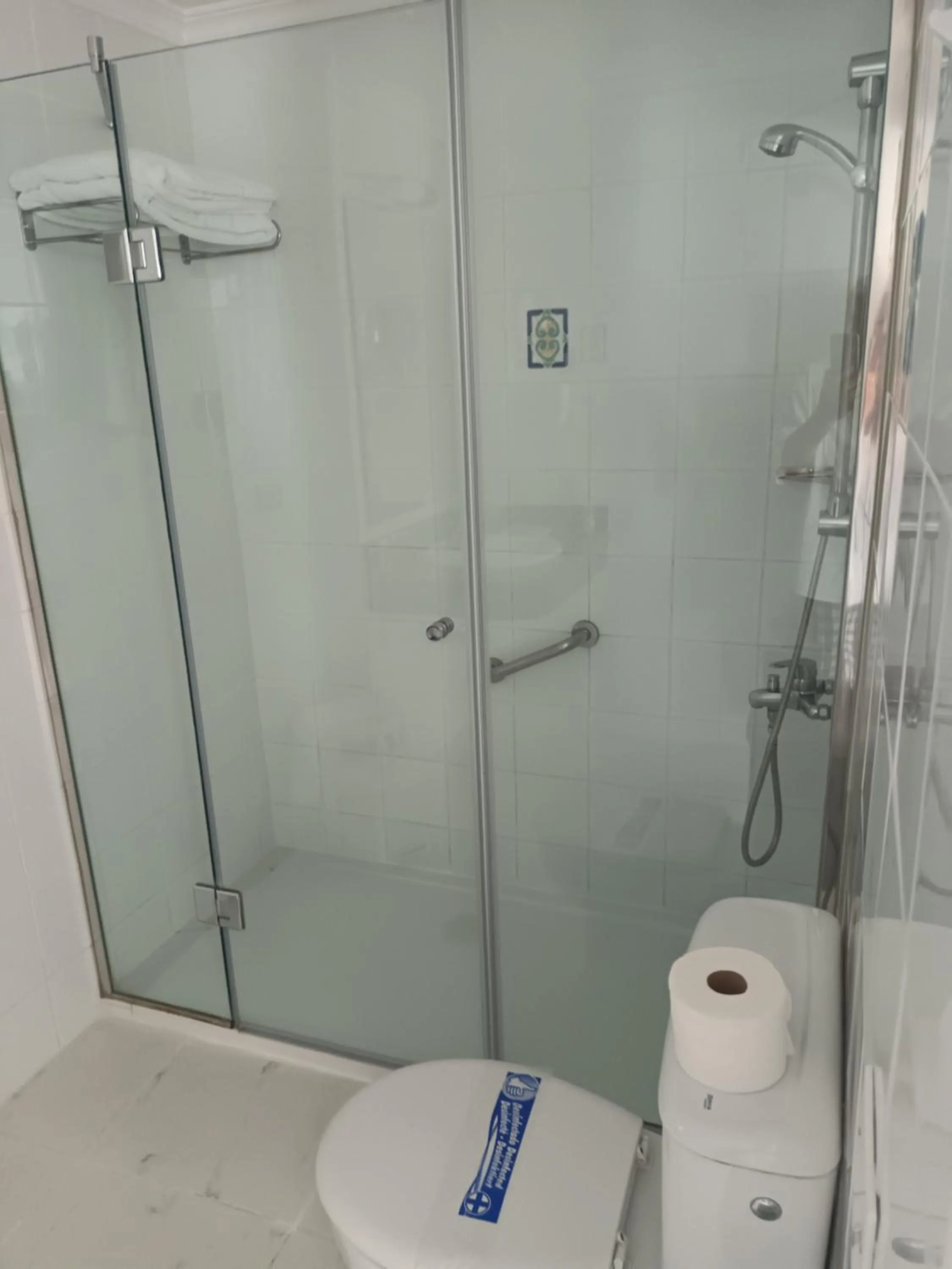 Shower in Hotel Europalace