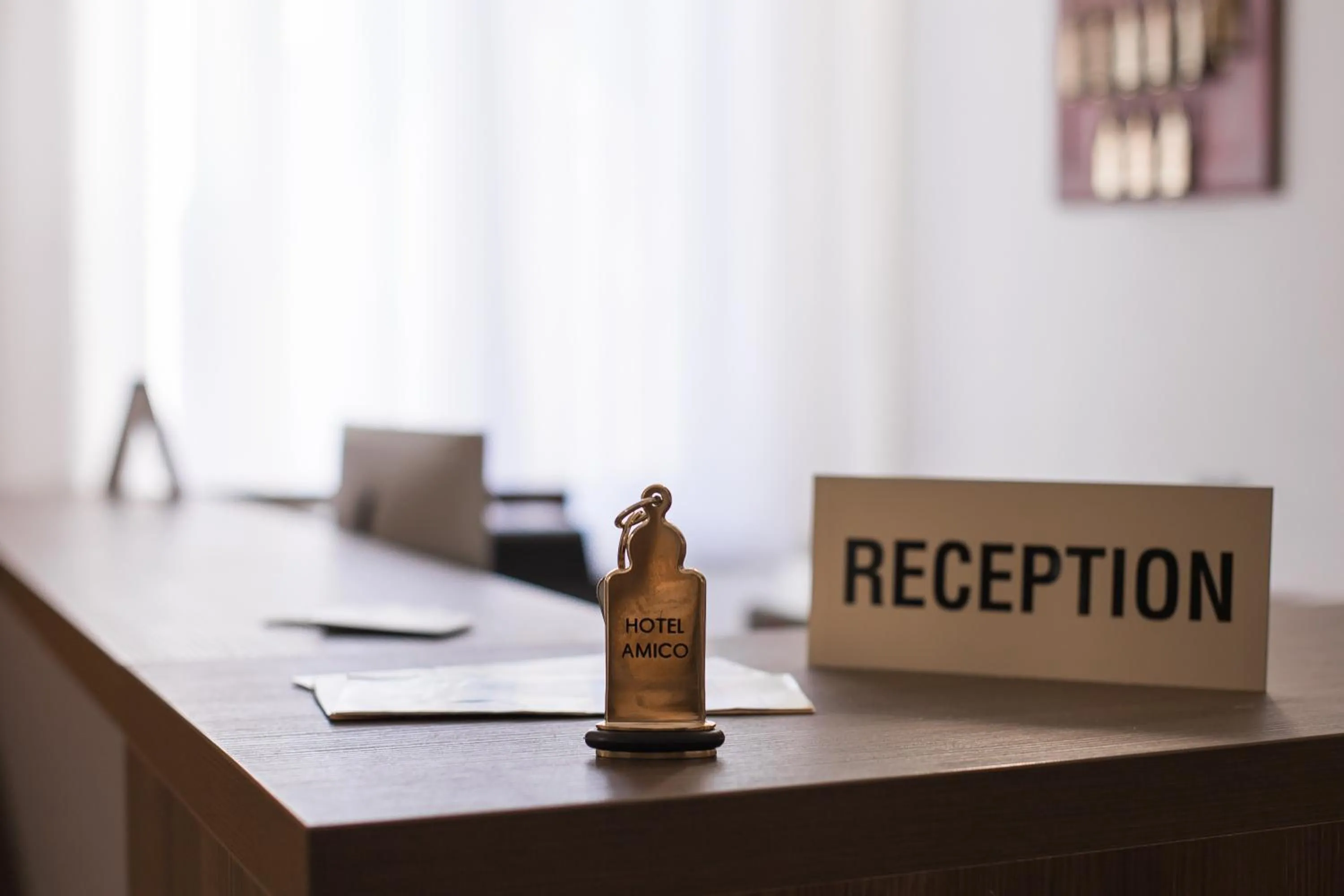 Lobby or reception in Hotel Amico