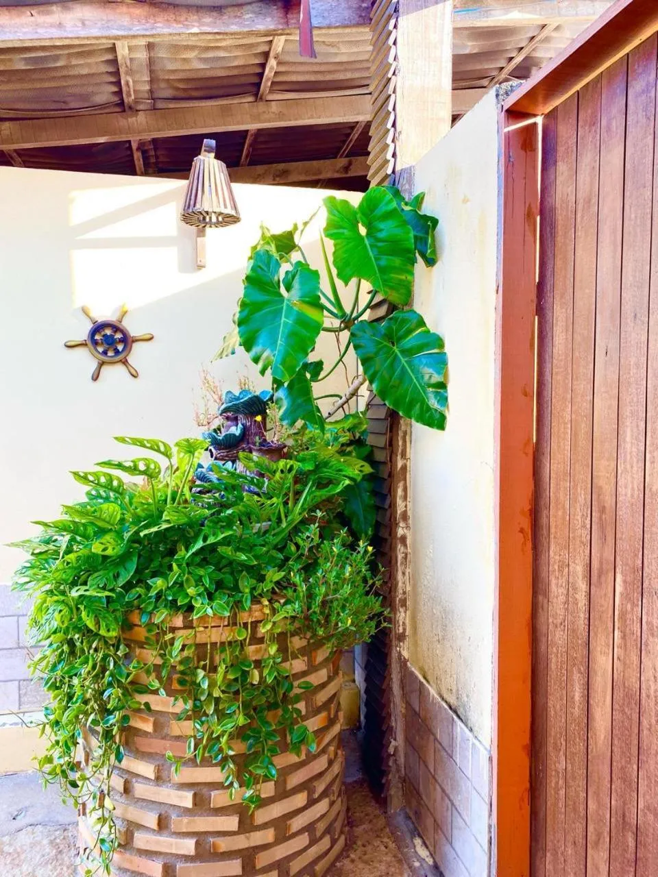 Inner courtyard view in Pousada Sonho de Mar