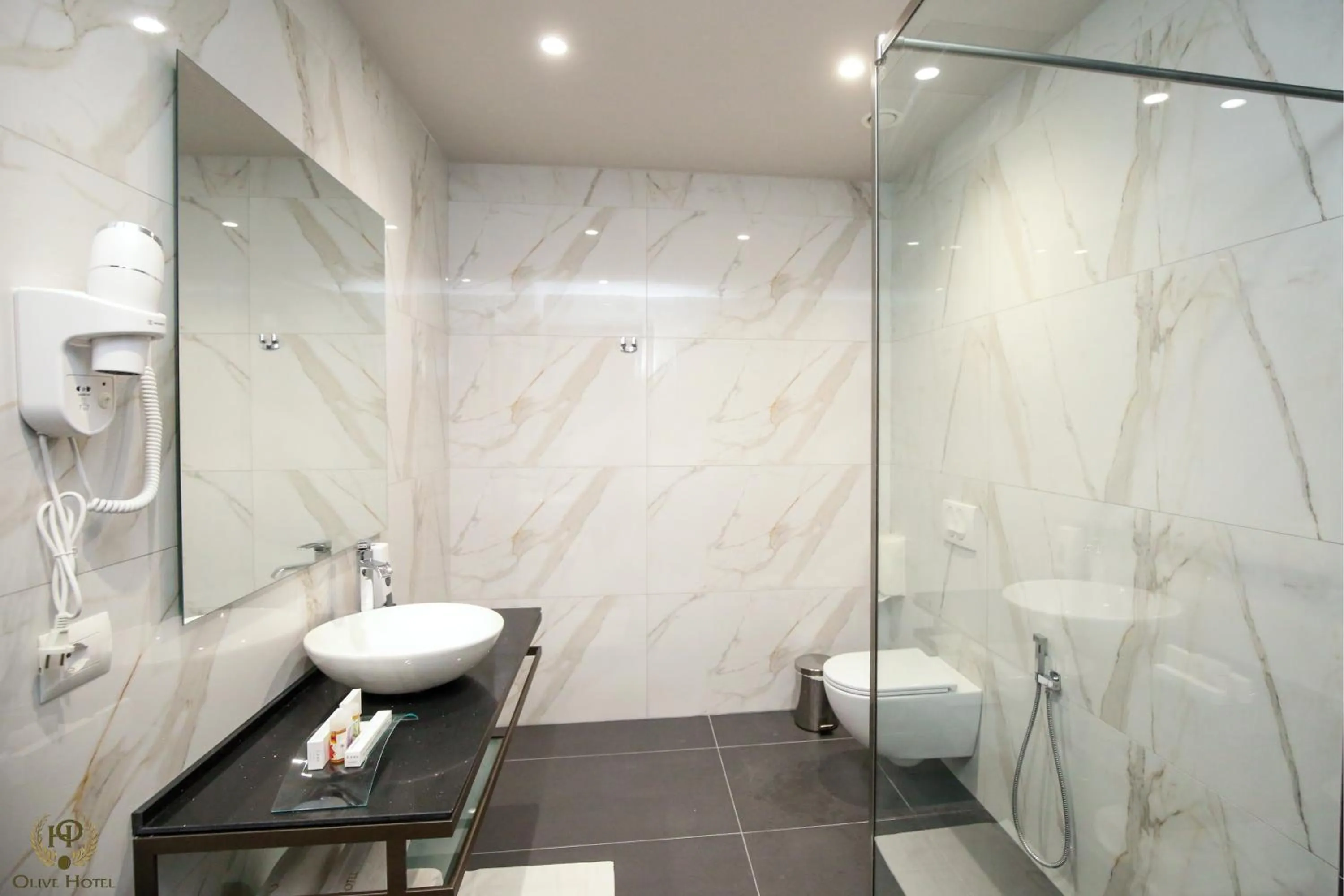 Shower in Hotel Olive