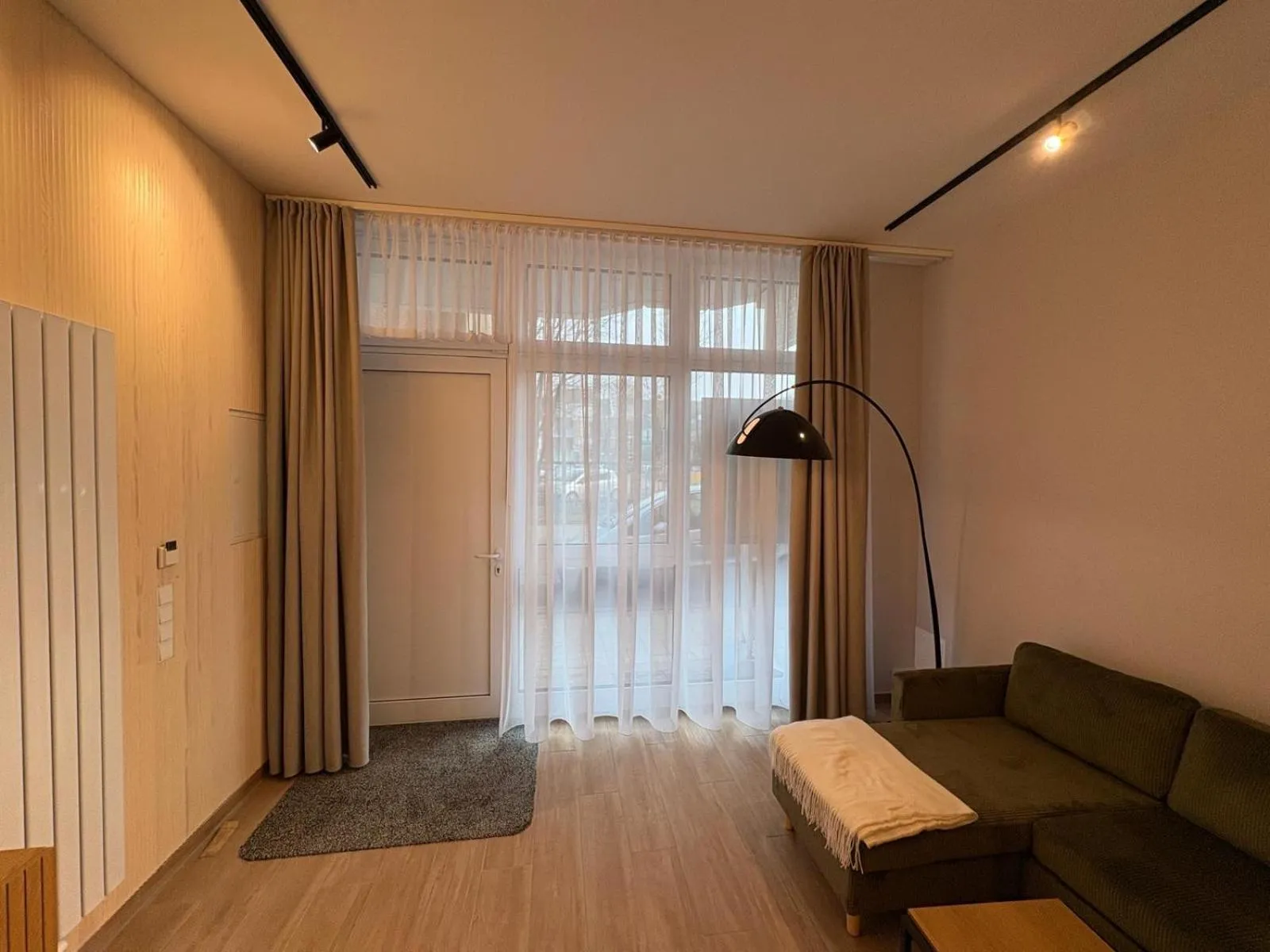 Living room, Bed in Hotel Allegra