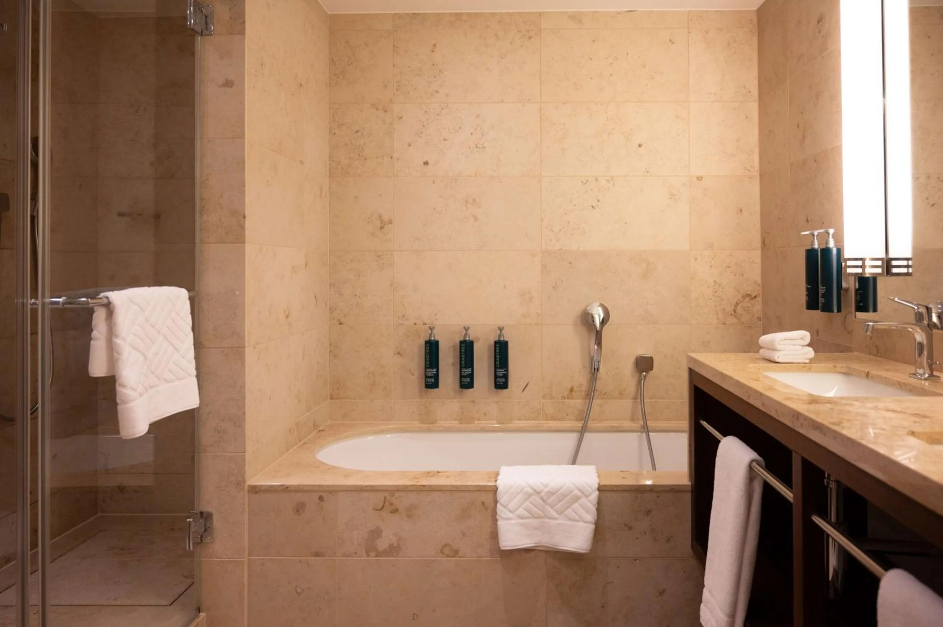 Bathroom in Hilton Frankfurt Gravenbruch