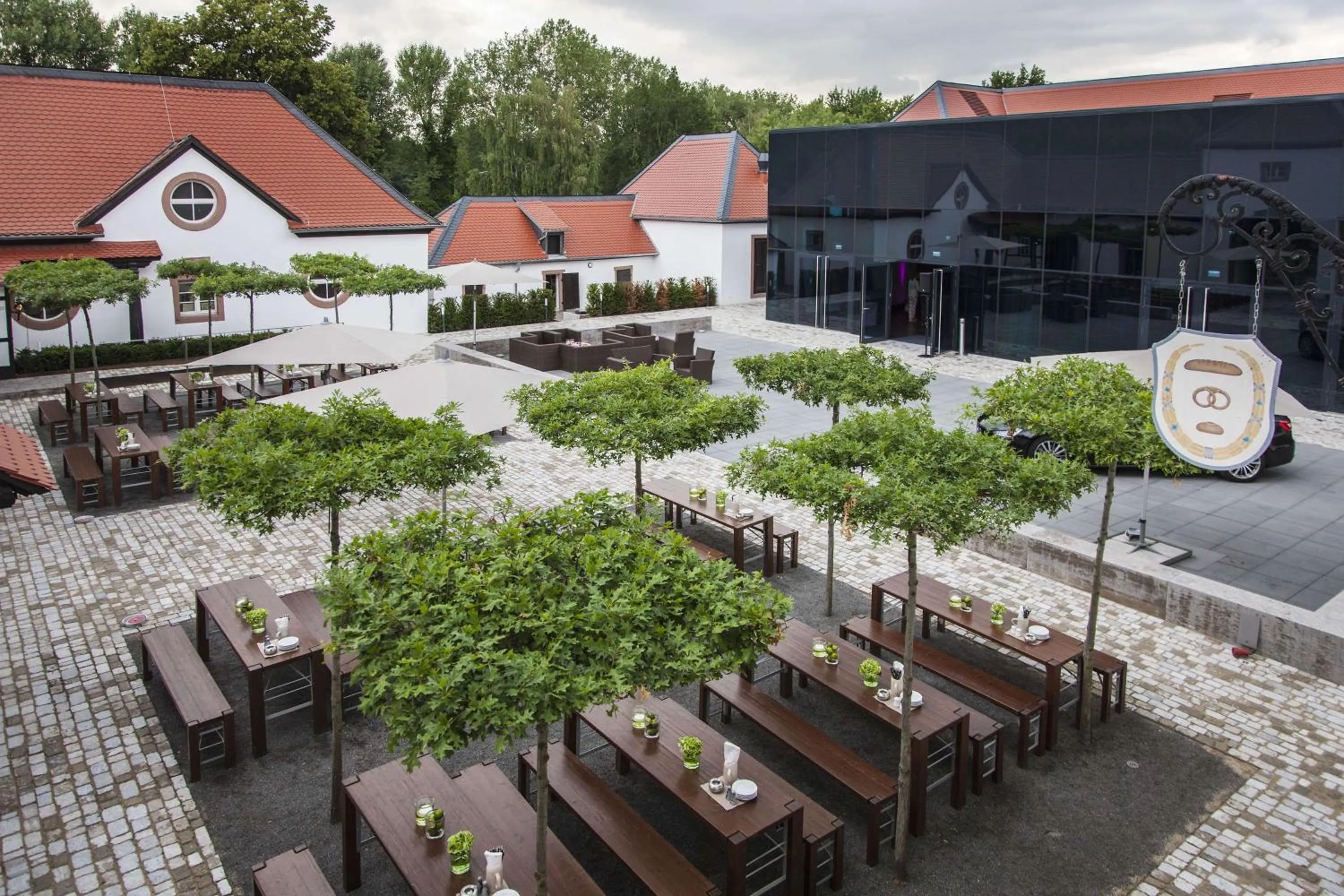 Garden in Hilton Frankfurt Gravenbruch