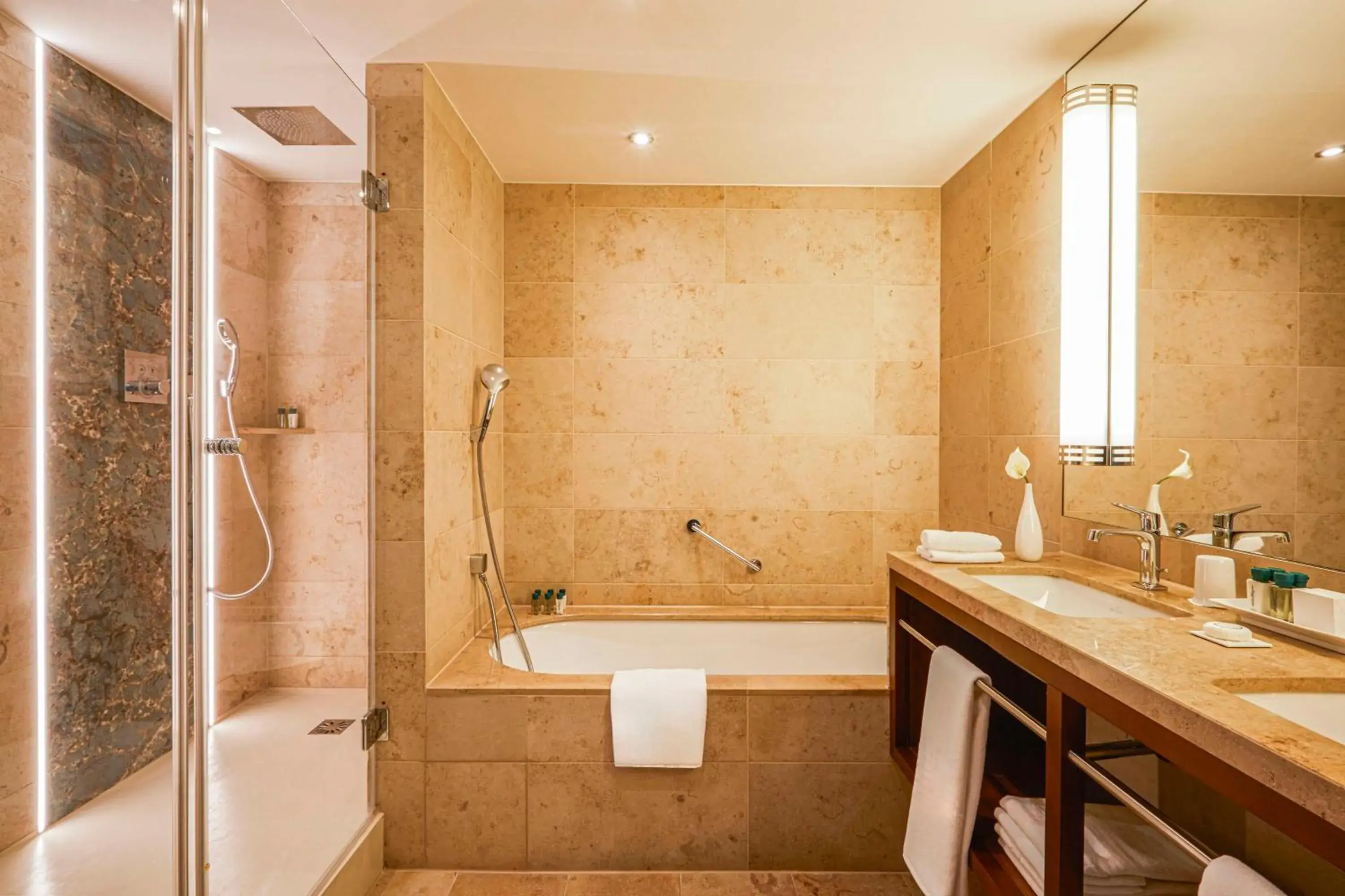 Bathroom in Hilton Frankfurt Gravenbruch Bathroom in Hilton Frankfurt Gravenbruch