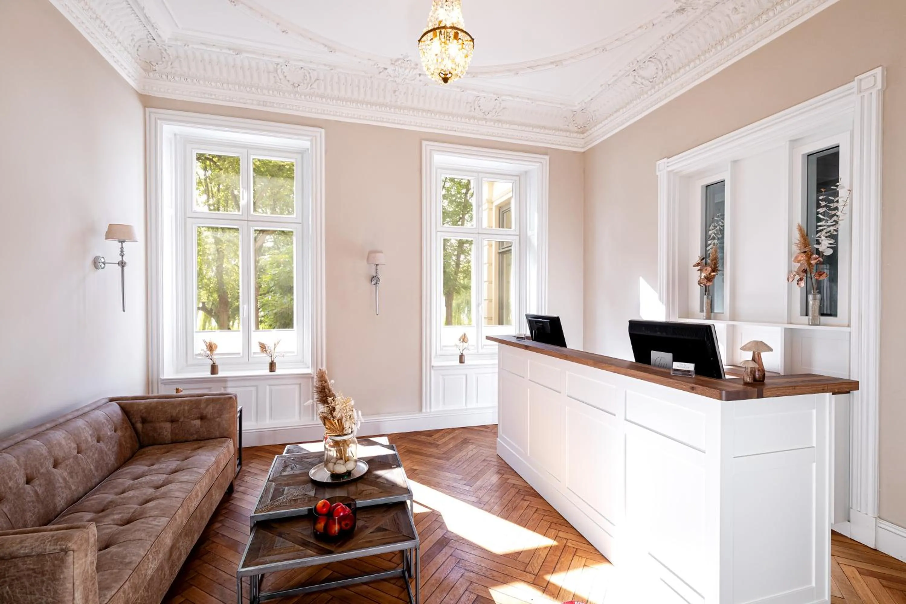 Lobby or reception in Hotel Alsterblick