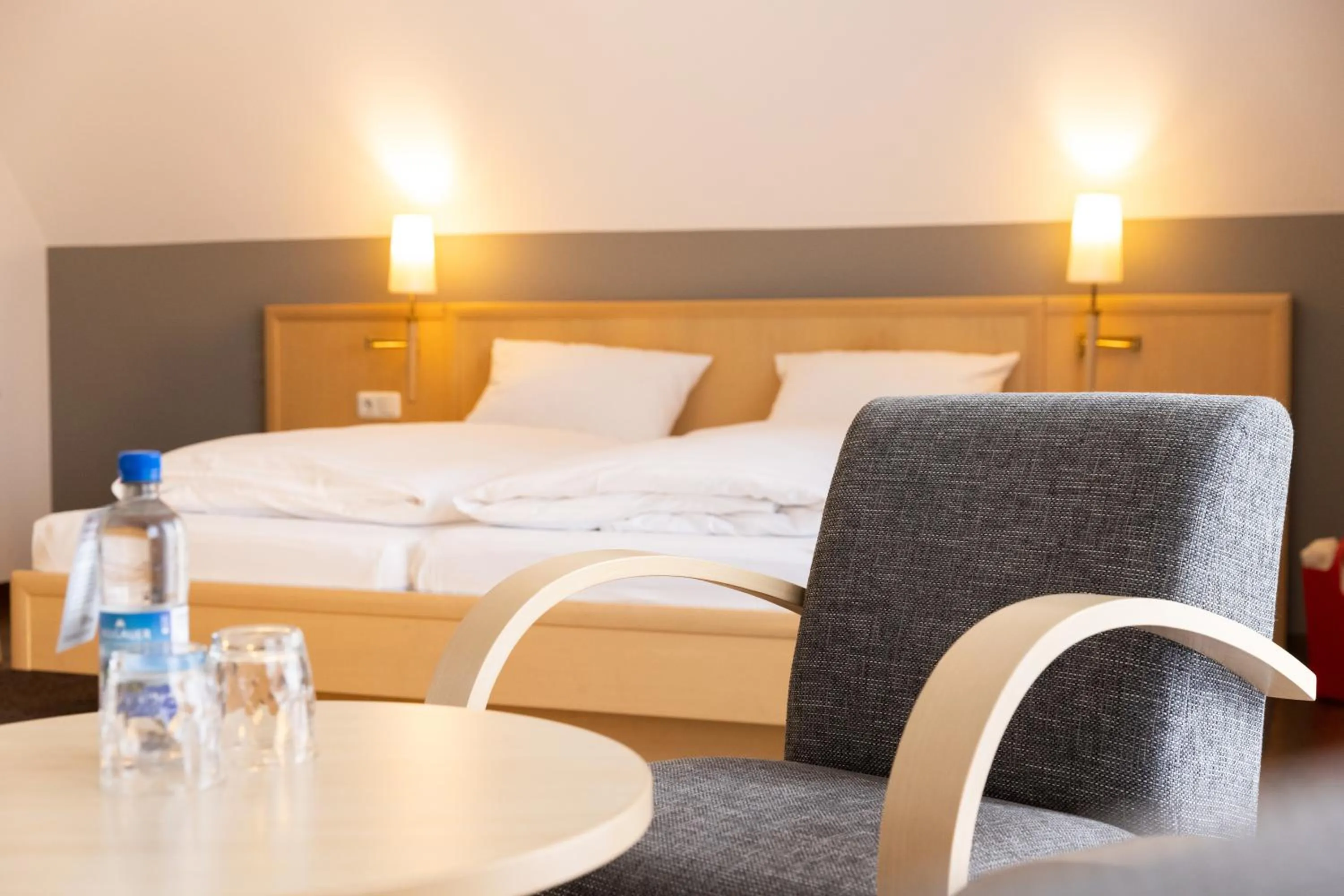 Photo of the whole room, Bed in Hotel Traube am See