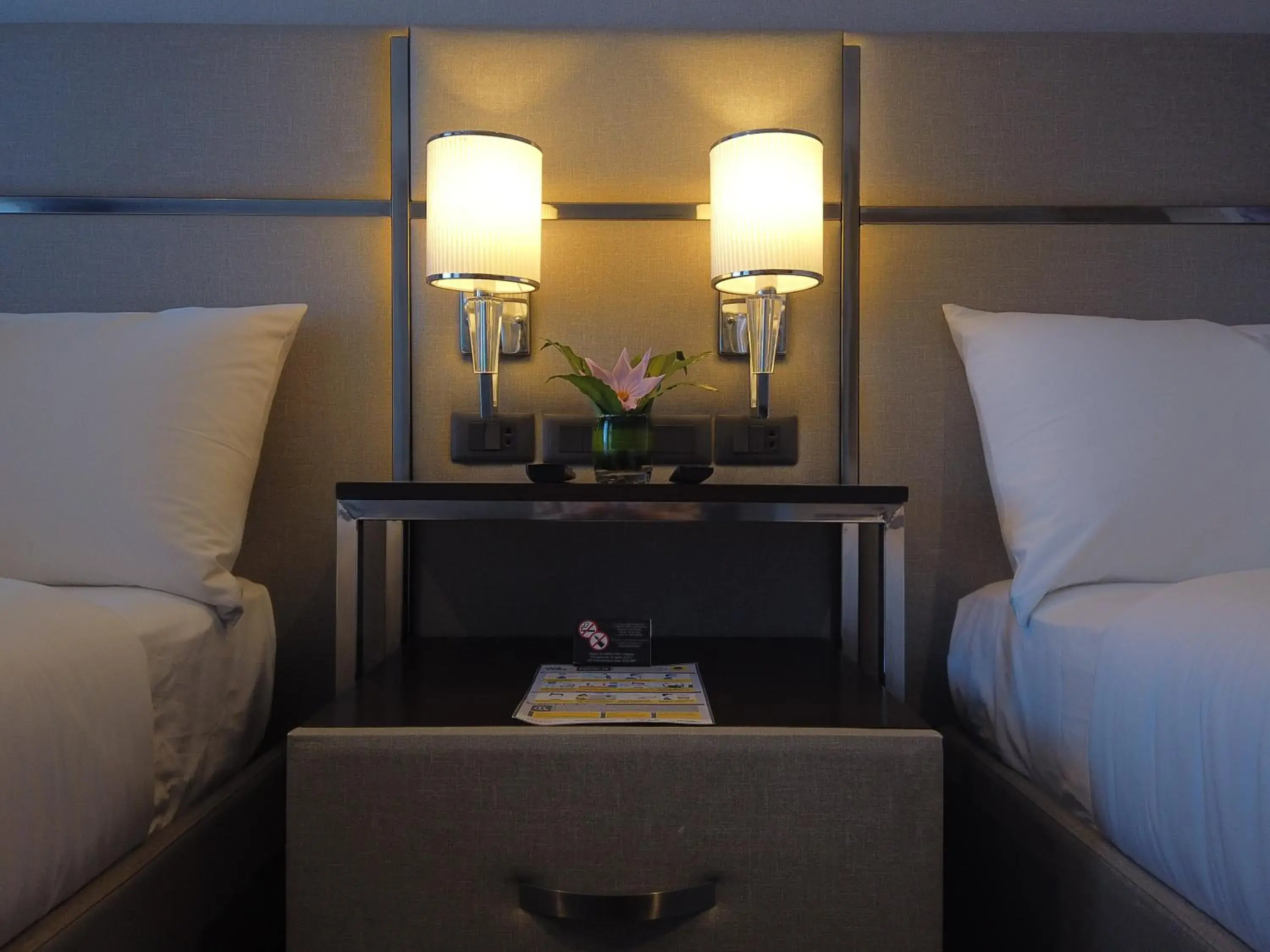 Bed in The Plaza Lodge Baguio Bed in The Plaza Lodge Baguio