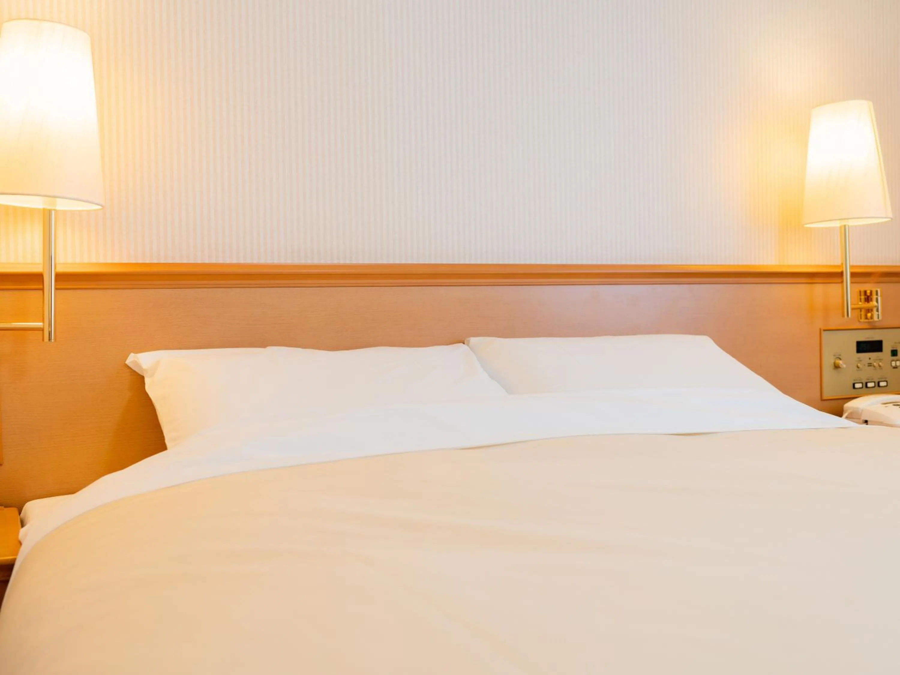 Bed in Hotel Grand Terrace Obihiro Annex