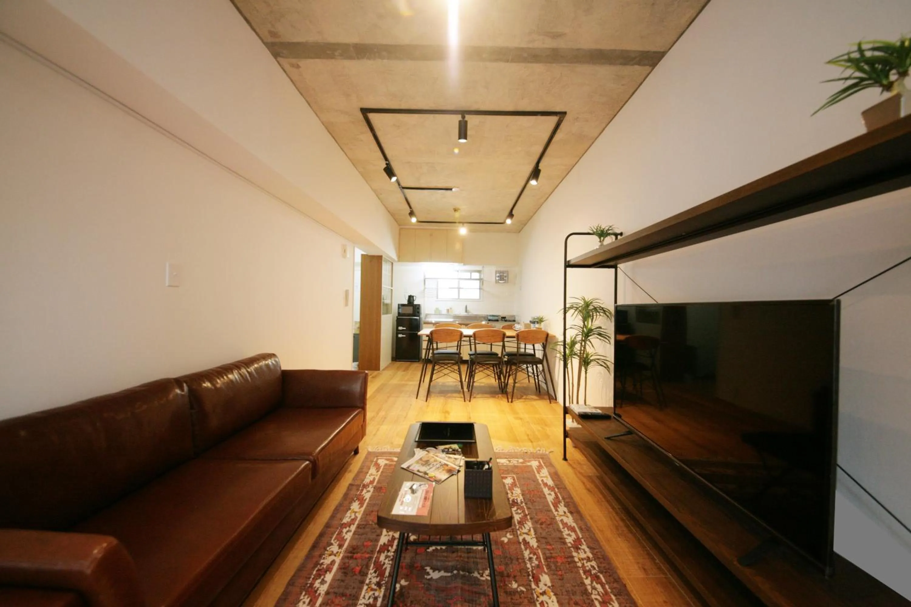 Living room in goom Hotel Hakata-Higashihie-Ekimae