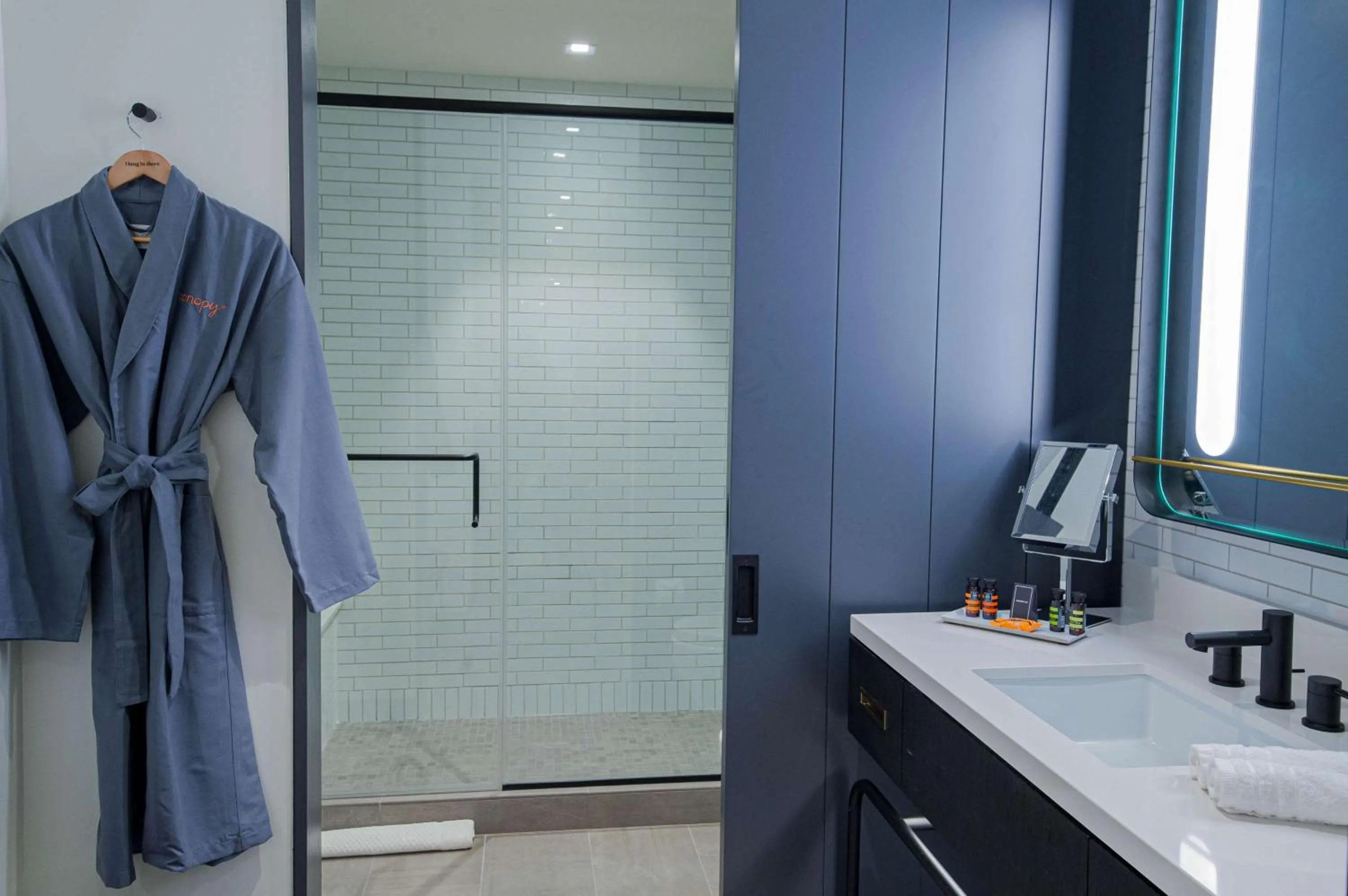 Bathroom in Canopy By Hilton Jersey City Arts District