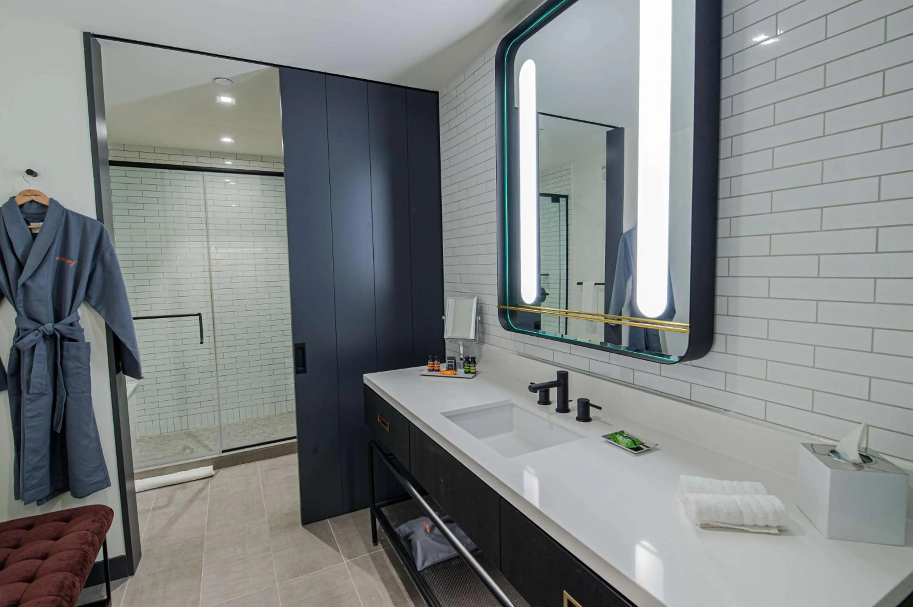 Bathroom in Canopy By Hilton Jersey City Arts District