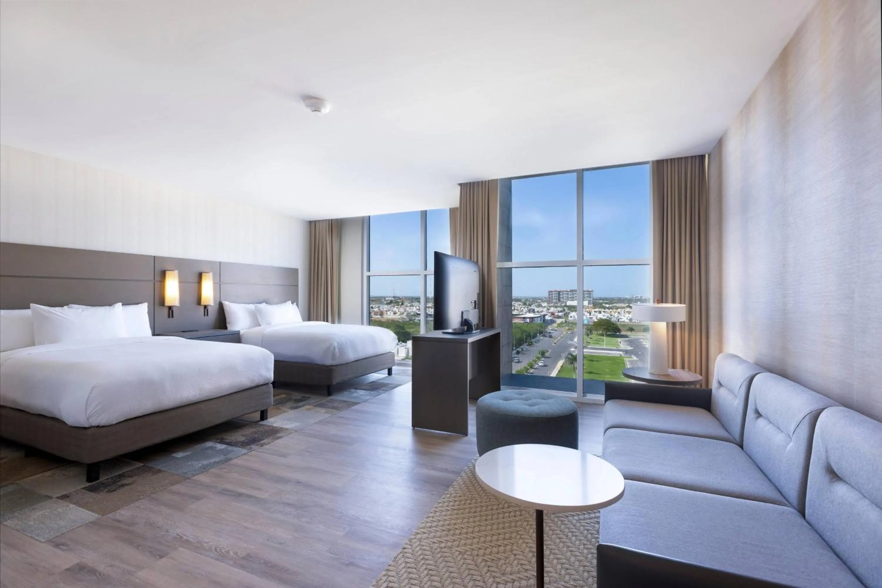 Bedroom, Bed in Residence Inn by Marriott Merida