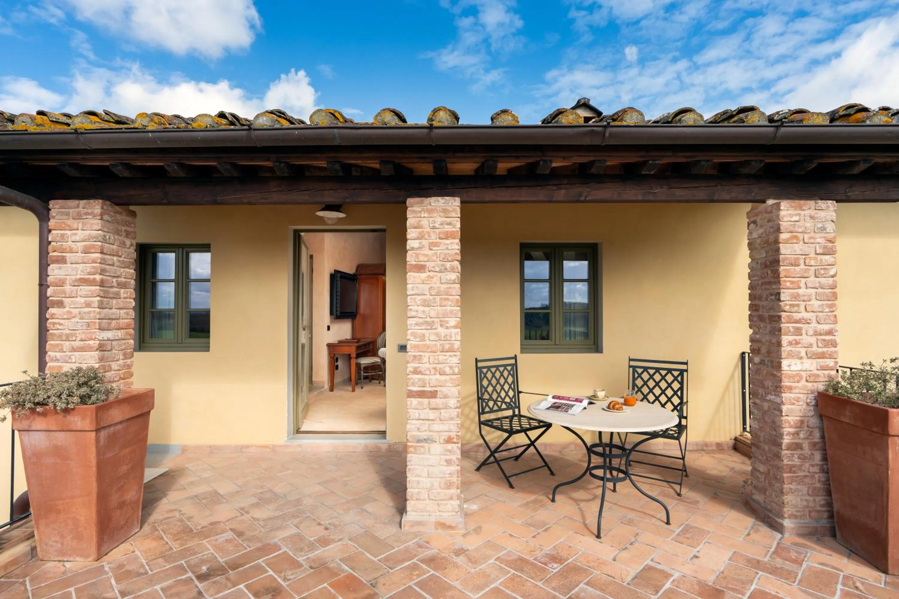 Balcony/Terrace in Villa Petriolo - Small Luxury Hotels of the World