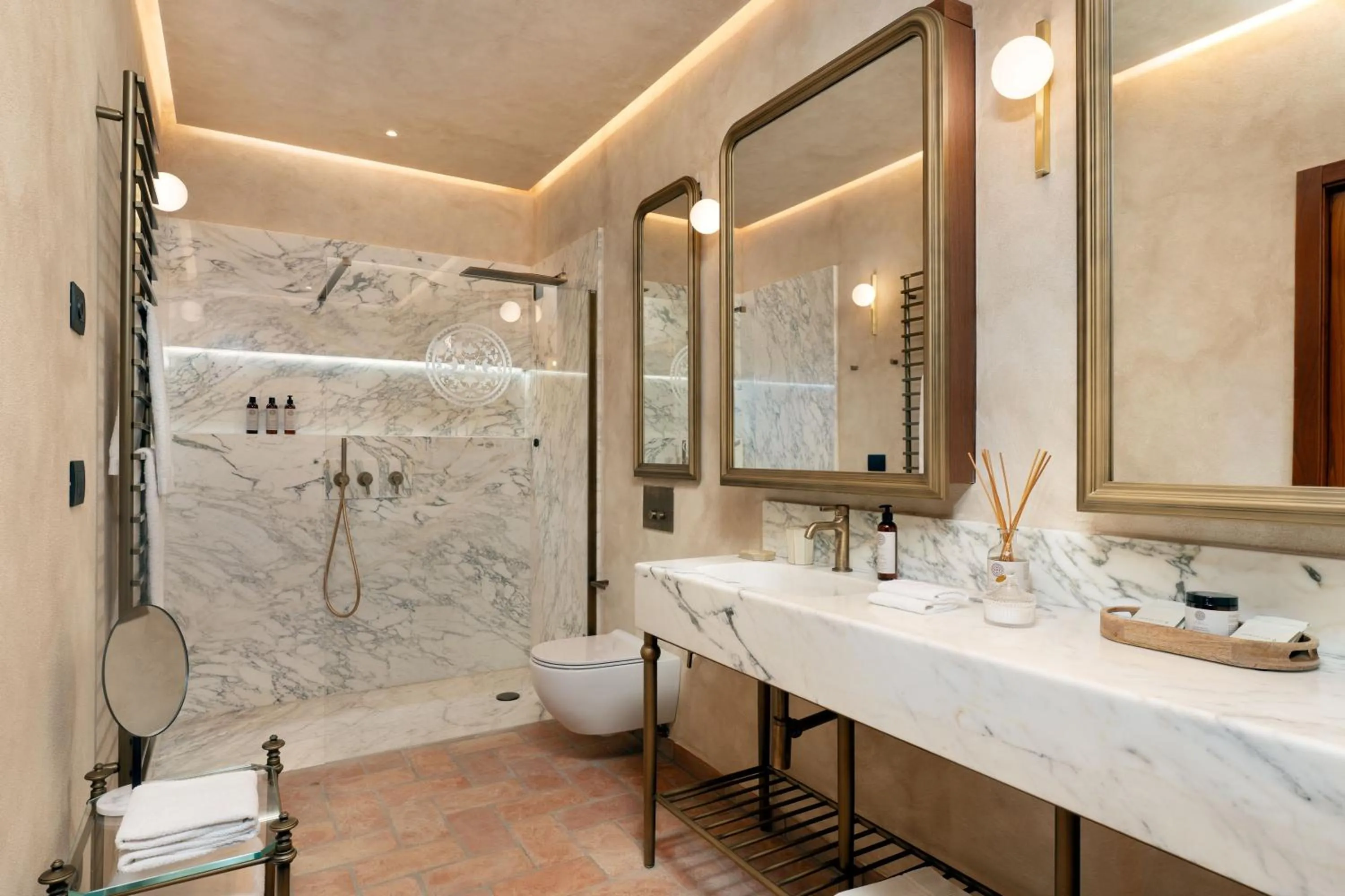 Bathroom in Villa Petriolo - Small Luxury Hotels of the World