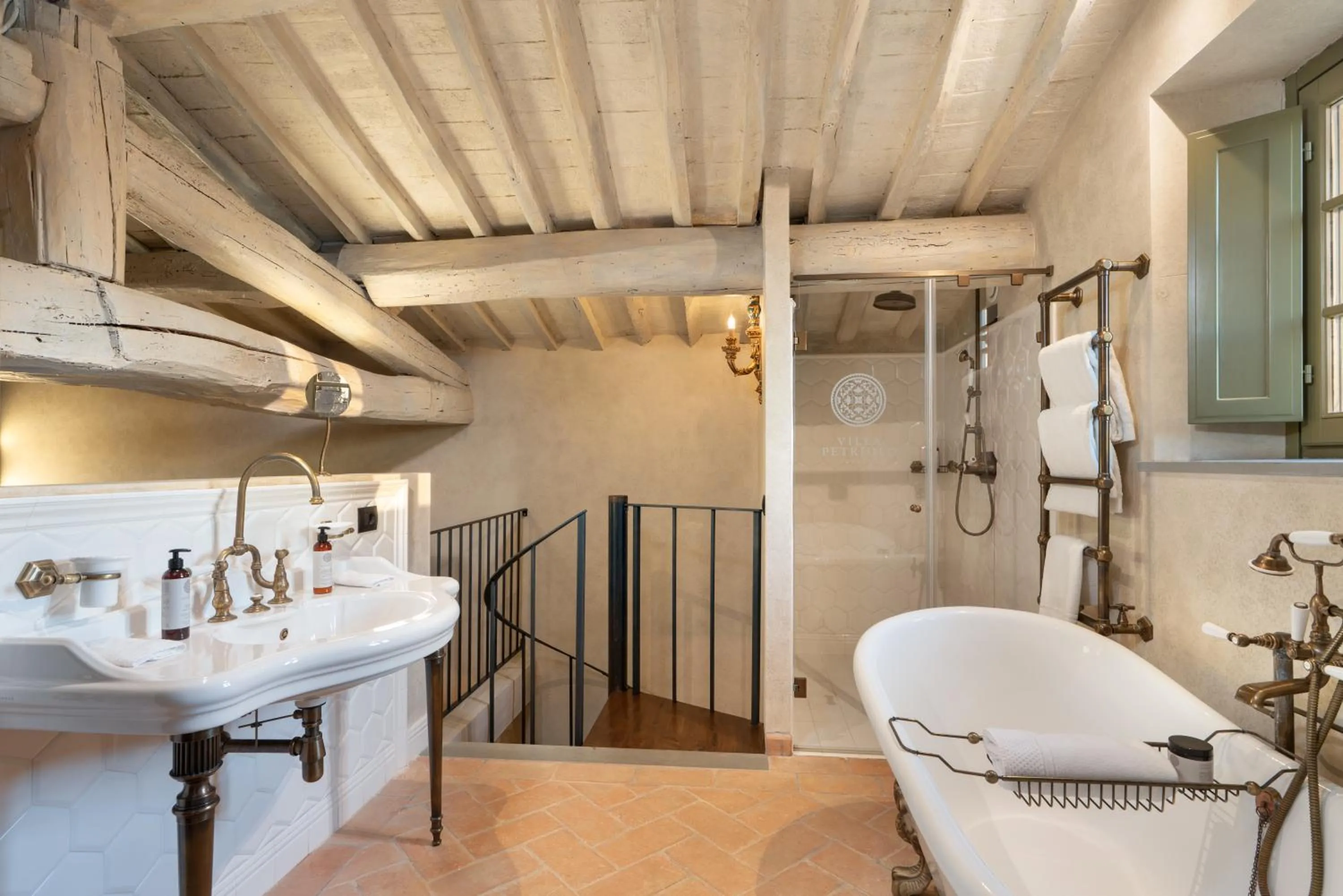 Bathroom in Villa Petriolo - Small Luxury Hotels of the World