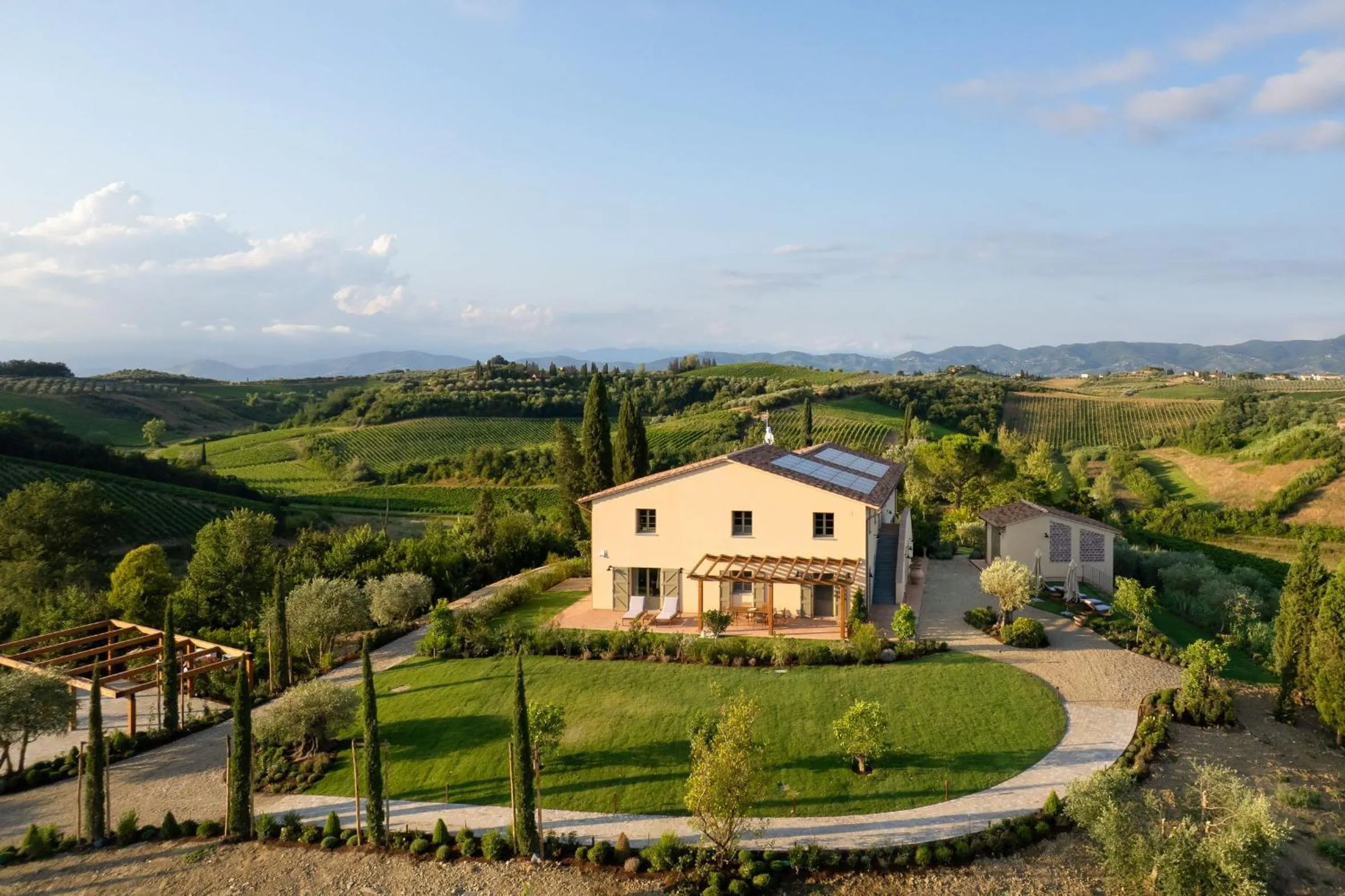 Garden view in Villa Petriolo - Small Luxury Hotels of the World