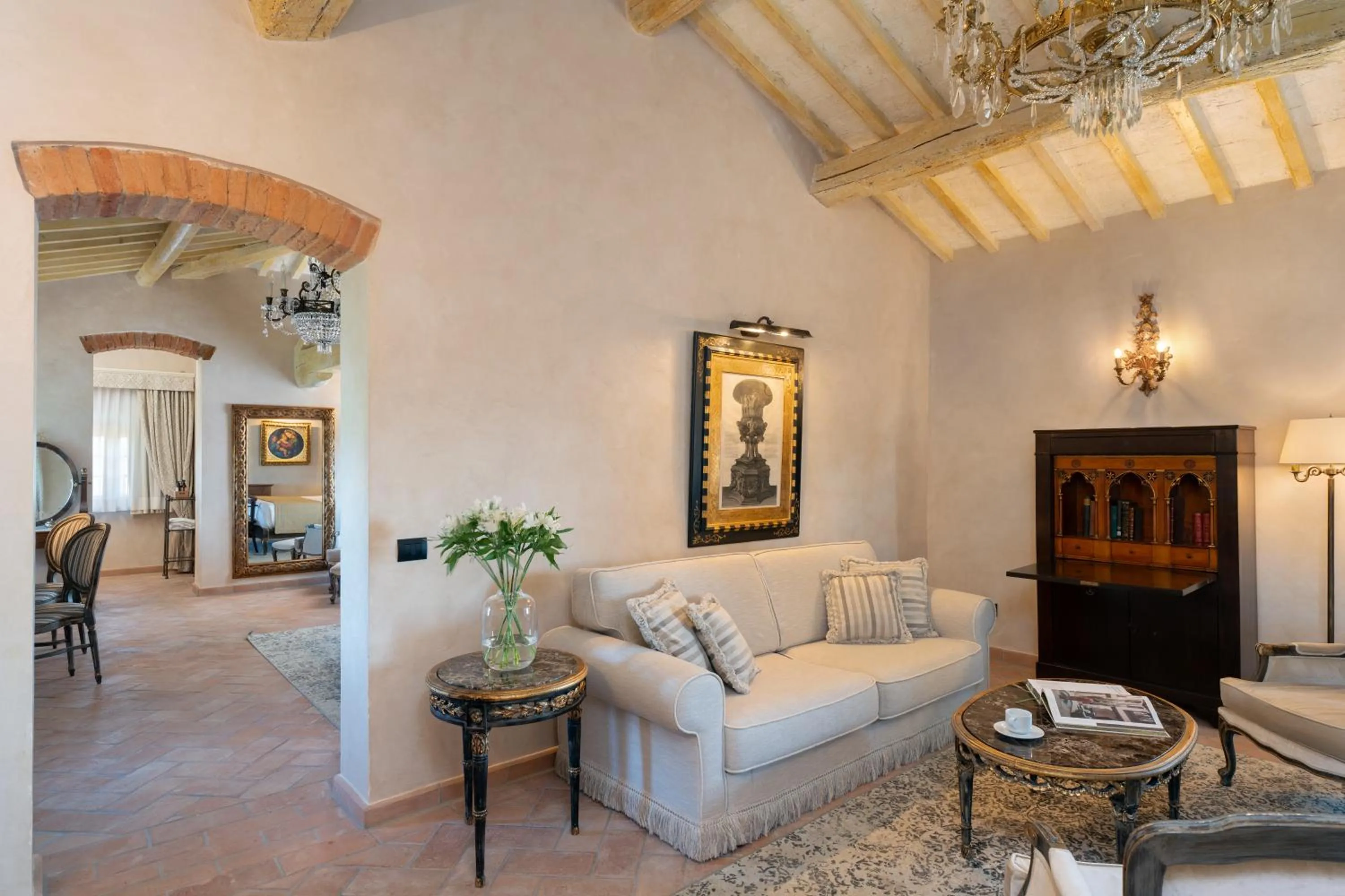 Living room in Villa Petriolo - Small Luxury Hotels of the World