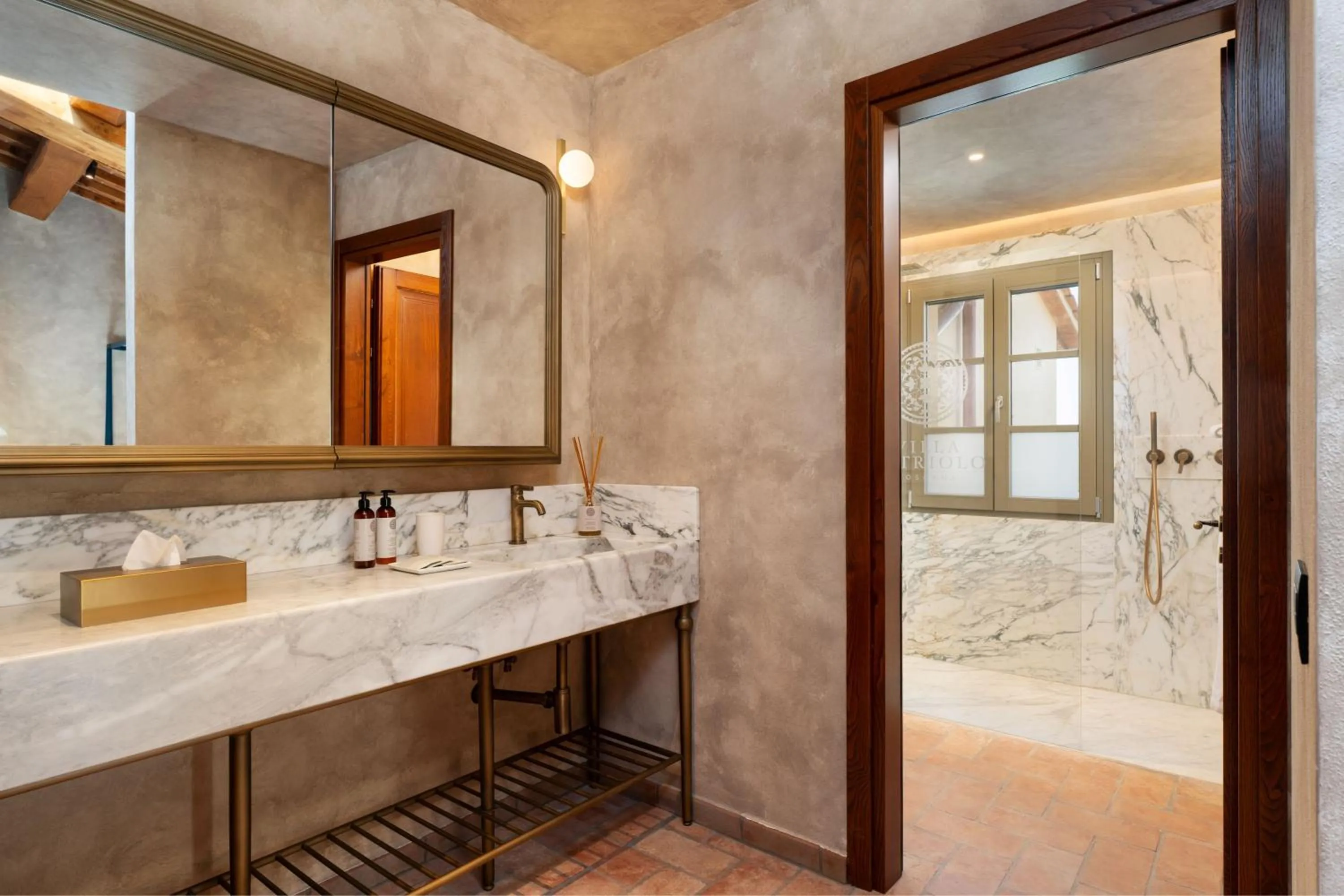 Bathroom in Villa Petriolo - Small Luxury Hotels of the World
