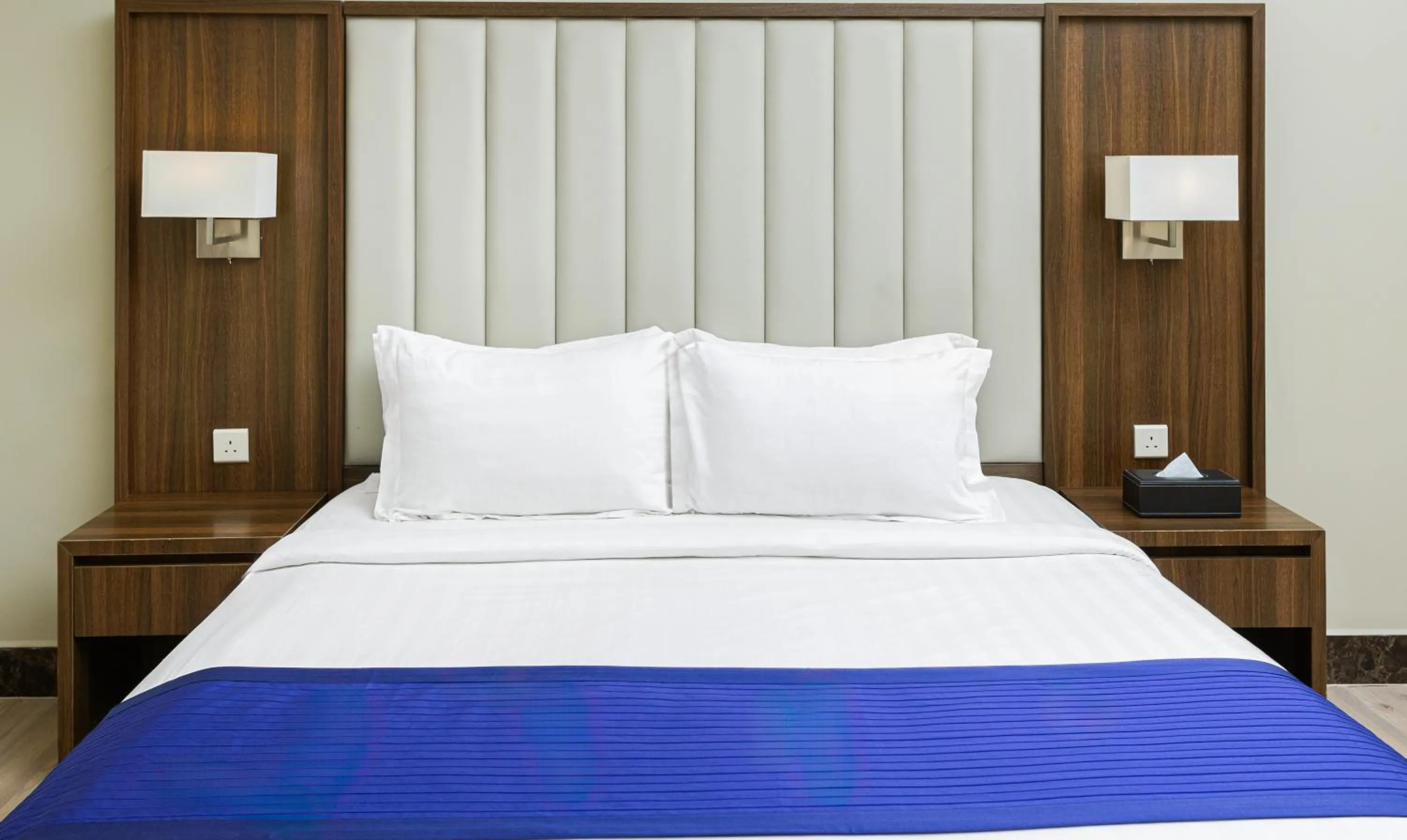 Bed in Makarem Residence - Hotel Apartments