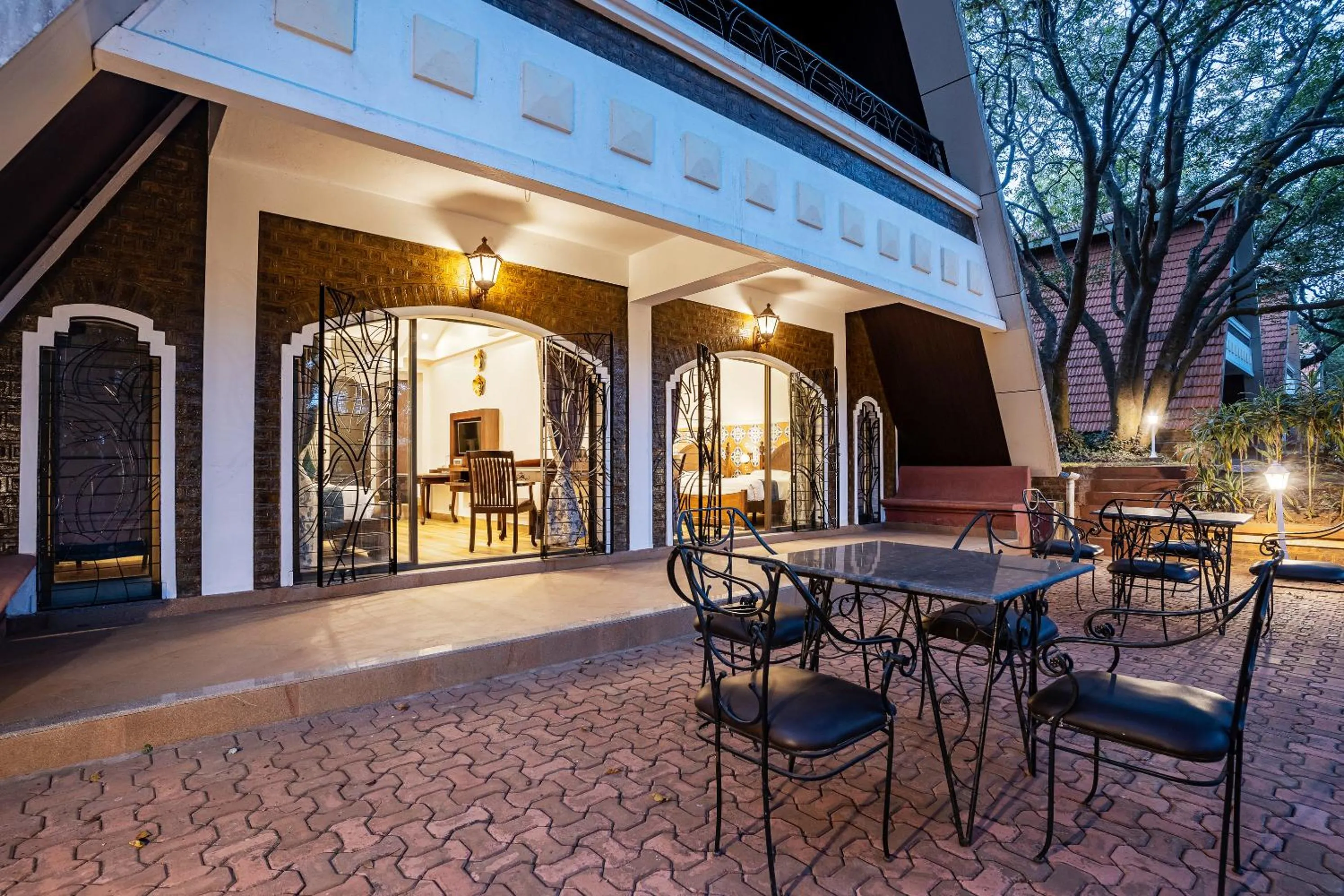 Patio in Valley View Grand Resort, Panhala - Premium Resort Hotel in Panhala