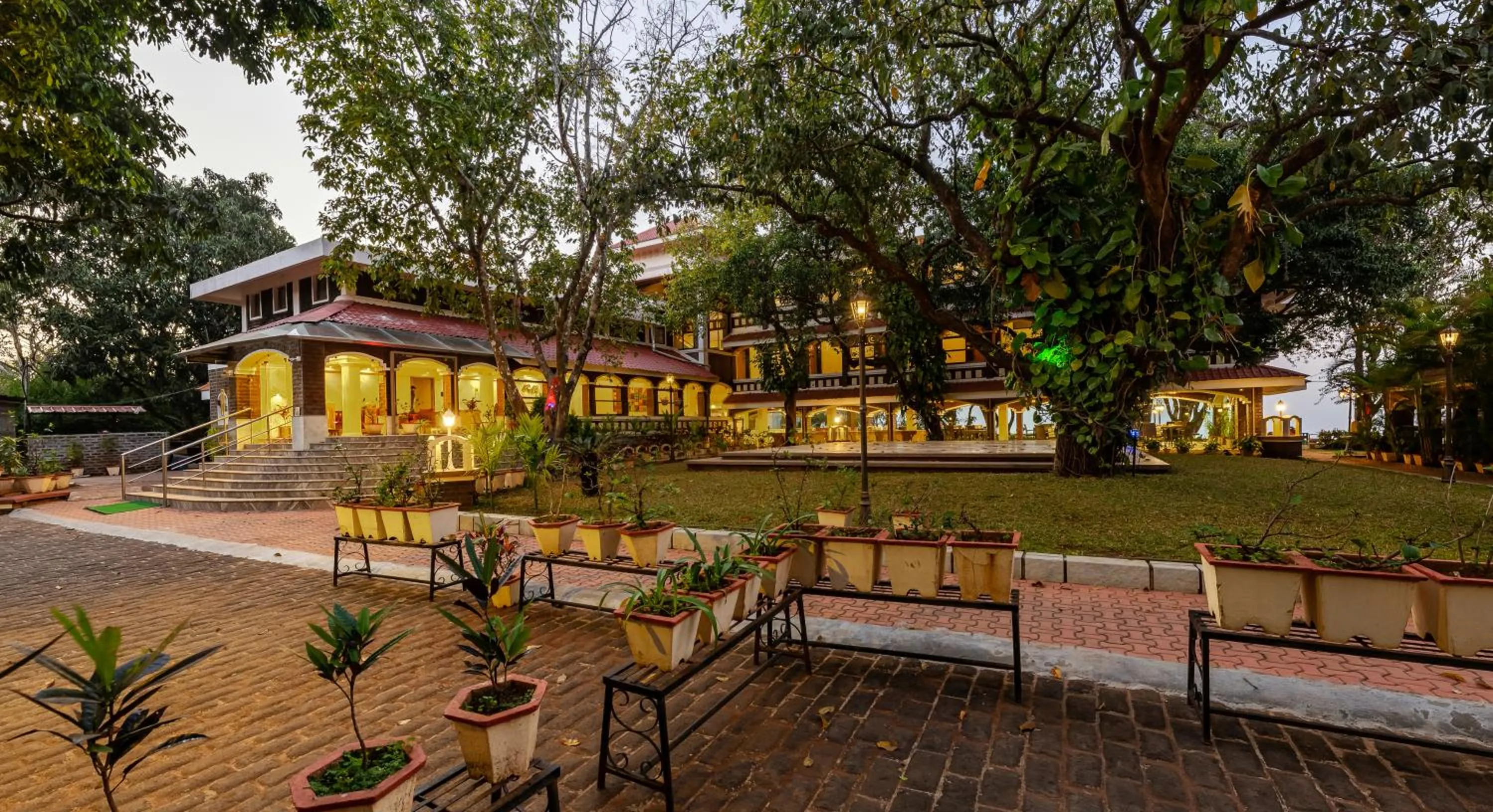 Property building in Valley View Grand Resort, Panhala - Premium Resort Hotel in Panhala