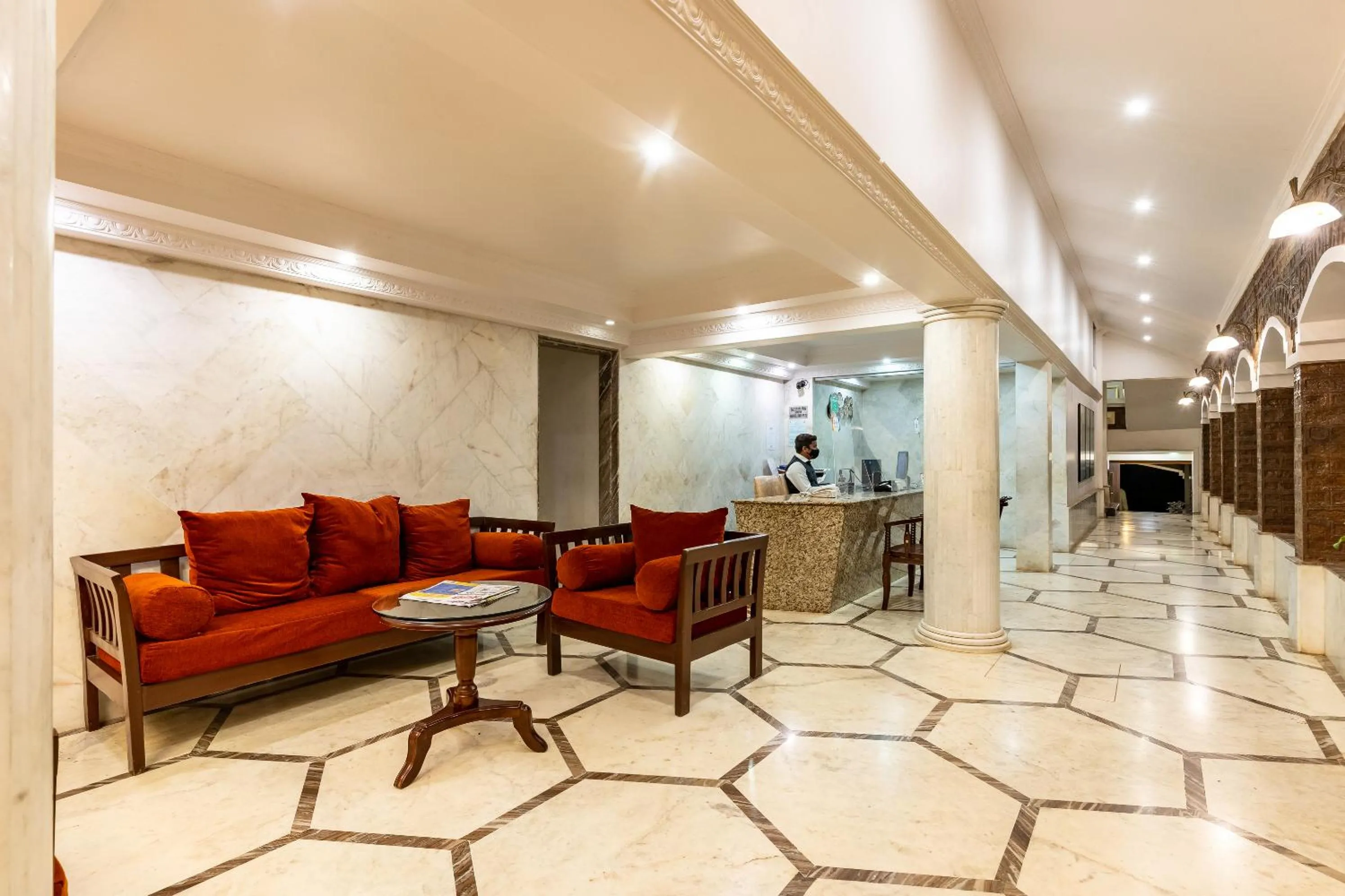 Lobby or reception in Valley View Grand Resort, Panhala - Premium Resort Hotel in Panhala