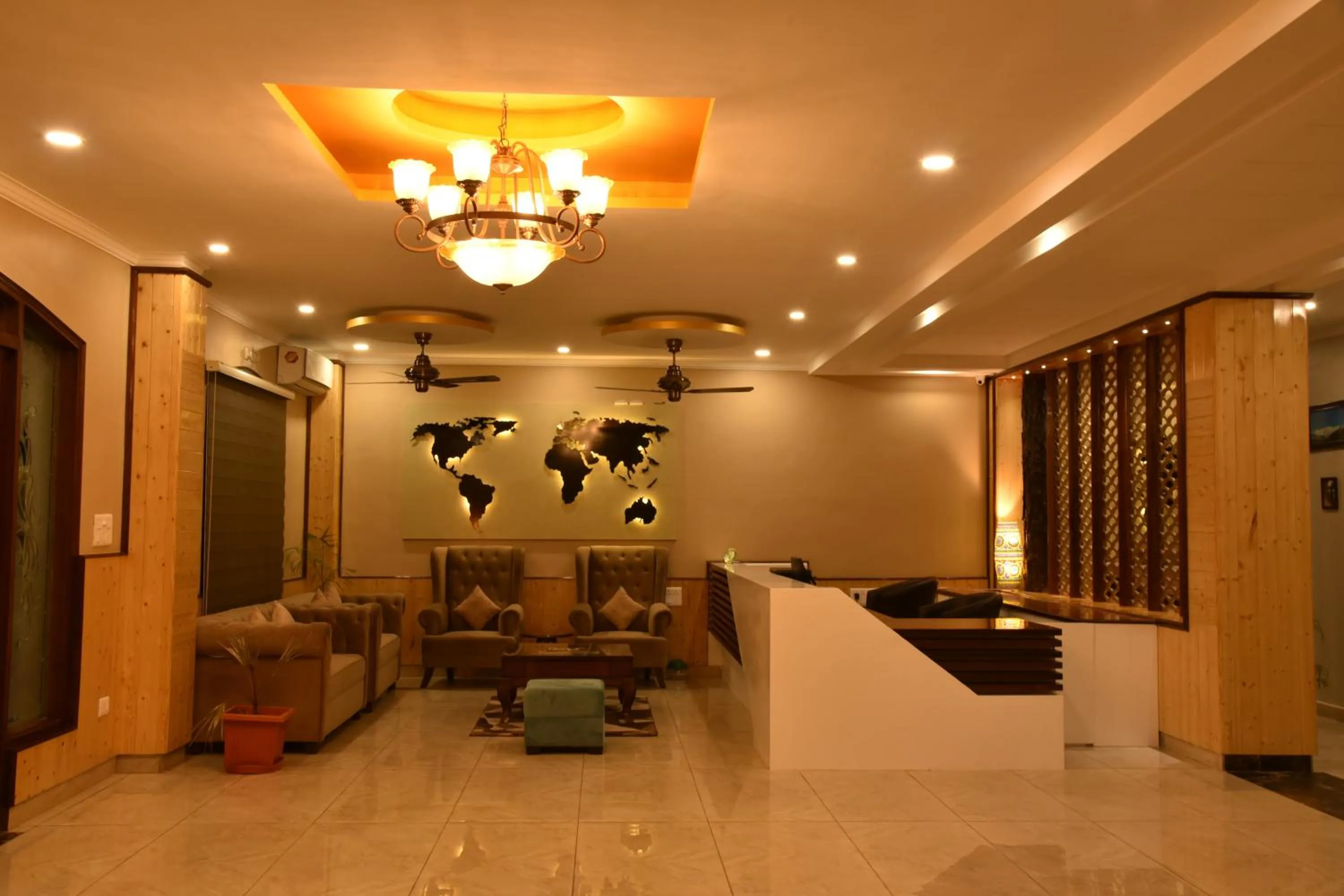 Lobby or reception in Mastiff Wildcrest Dharamshala Chamunda Devi Temple