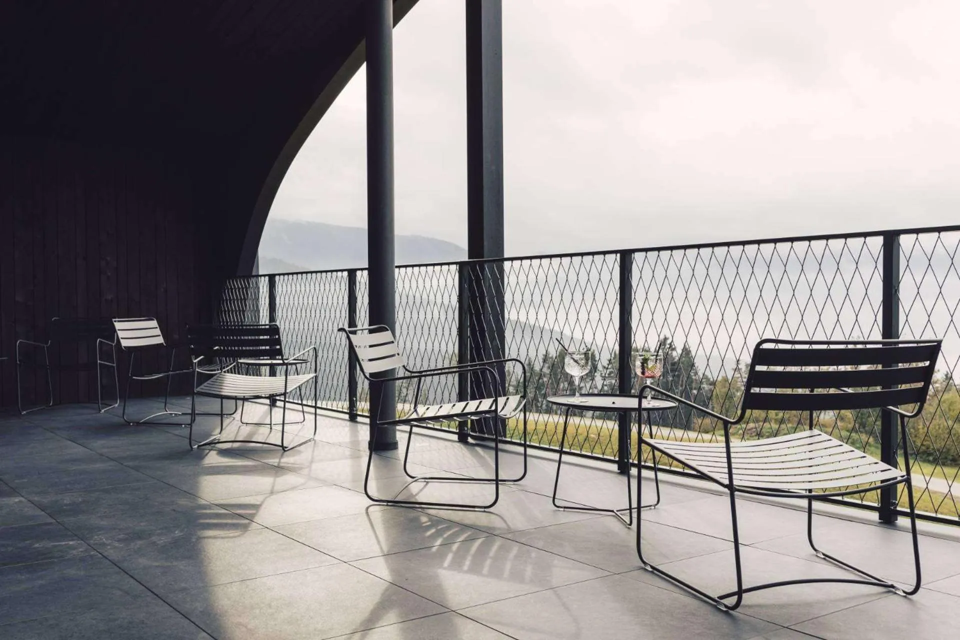 Patio in Hotel Milla Montis