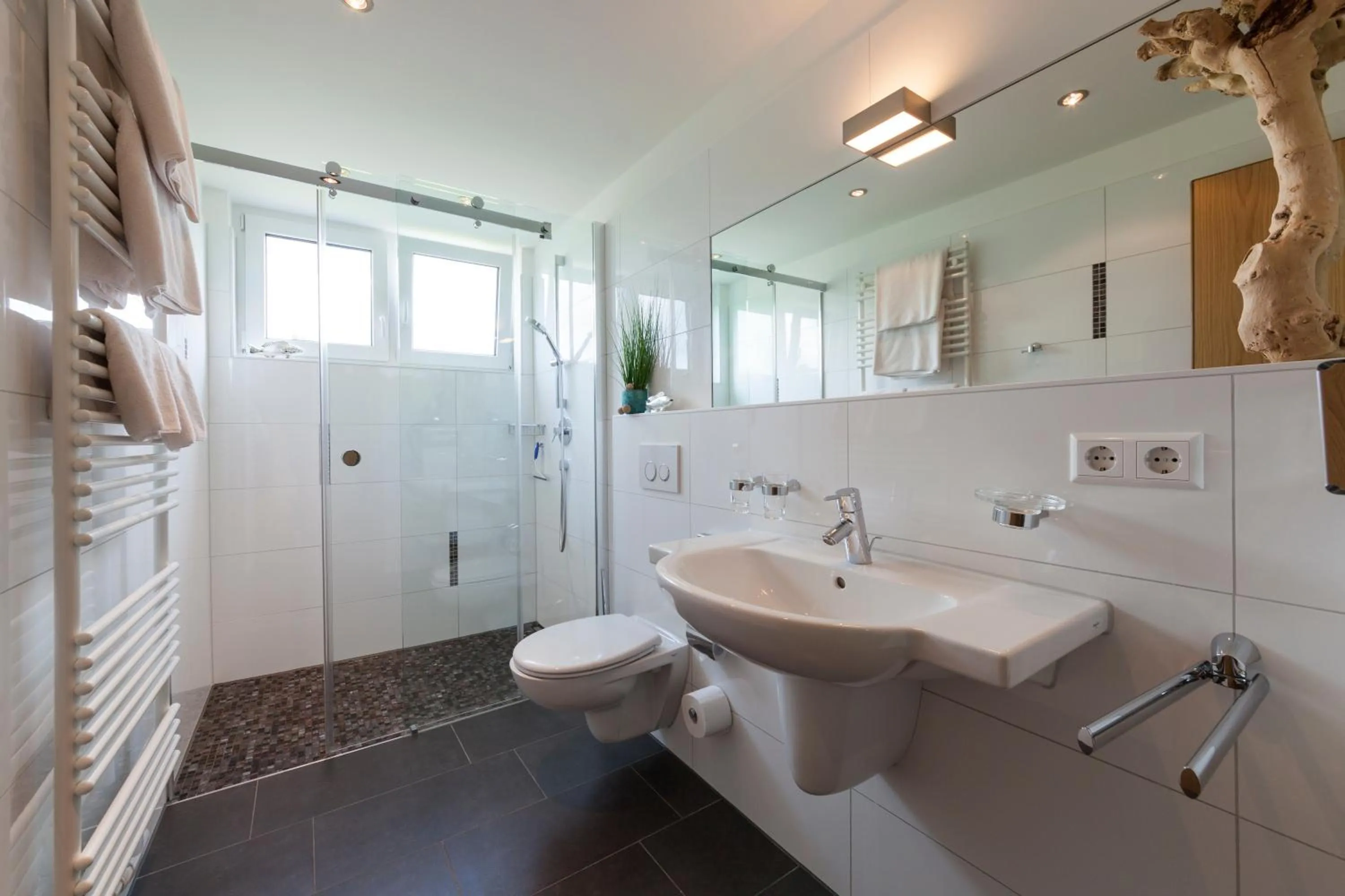 Bathroom in Ferienhof Berger UG