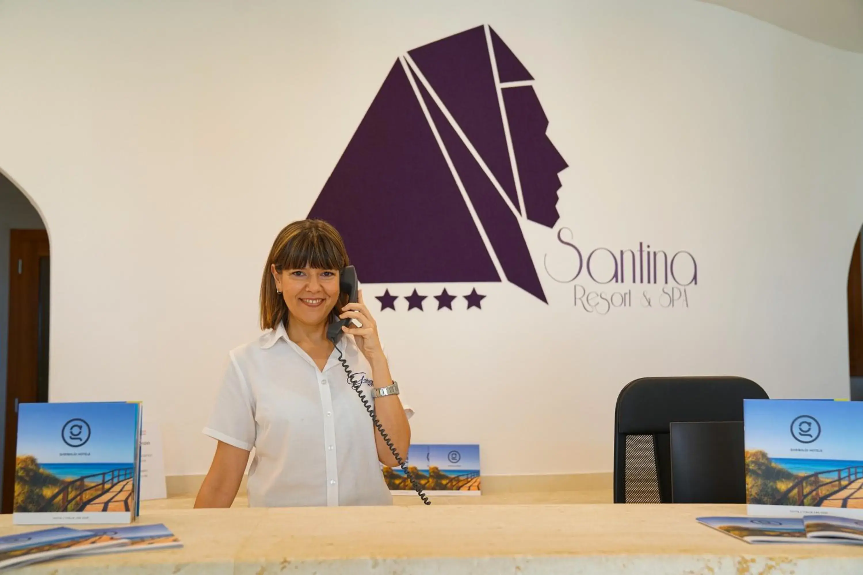 Lobby or reception in GH Santina Resort & SPA Lobby or reception in GH Santina Resort & SPA