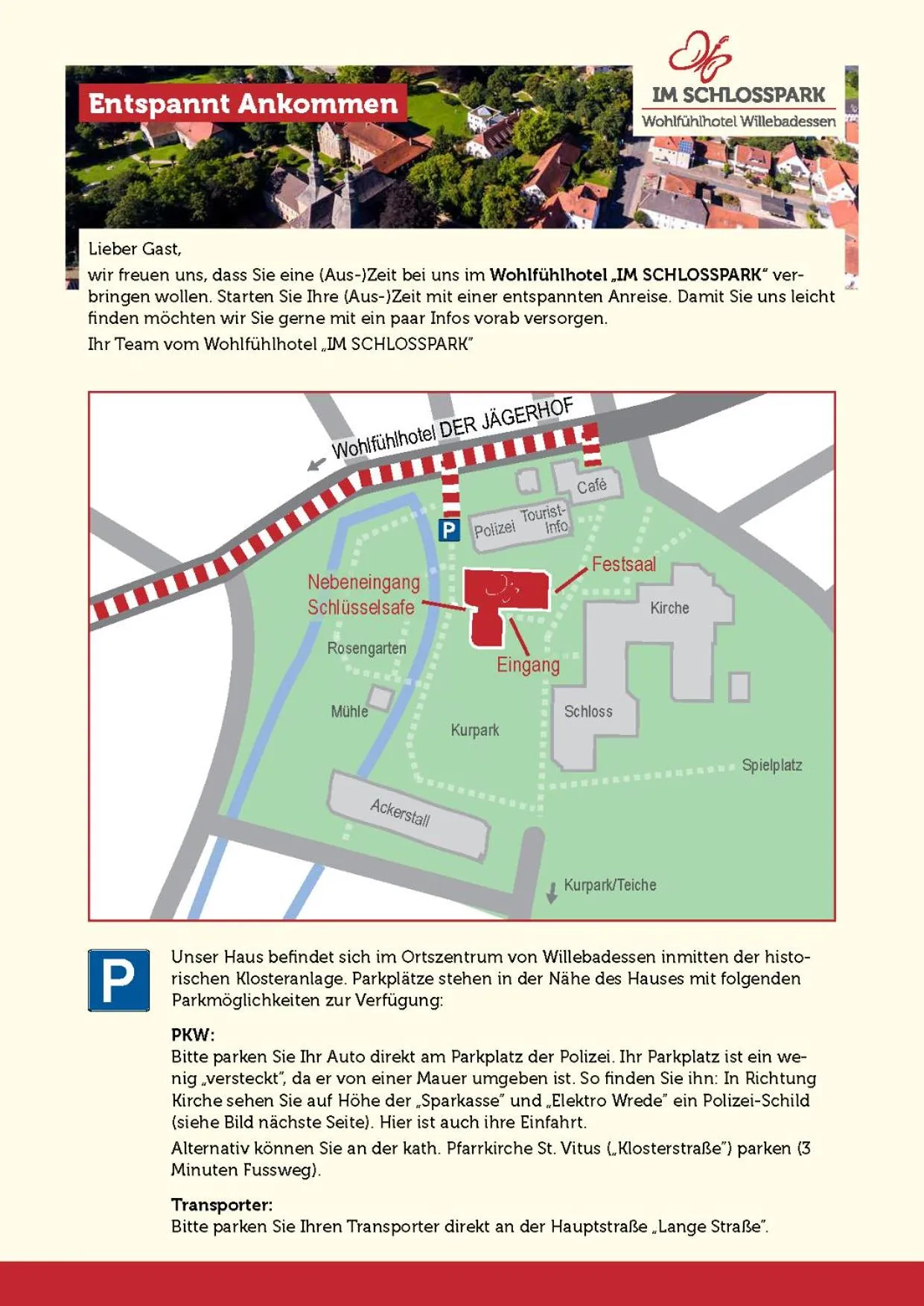 Wohlfühlhotel IM SCHLOSSPARK - Self CheckIn