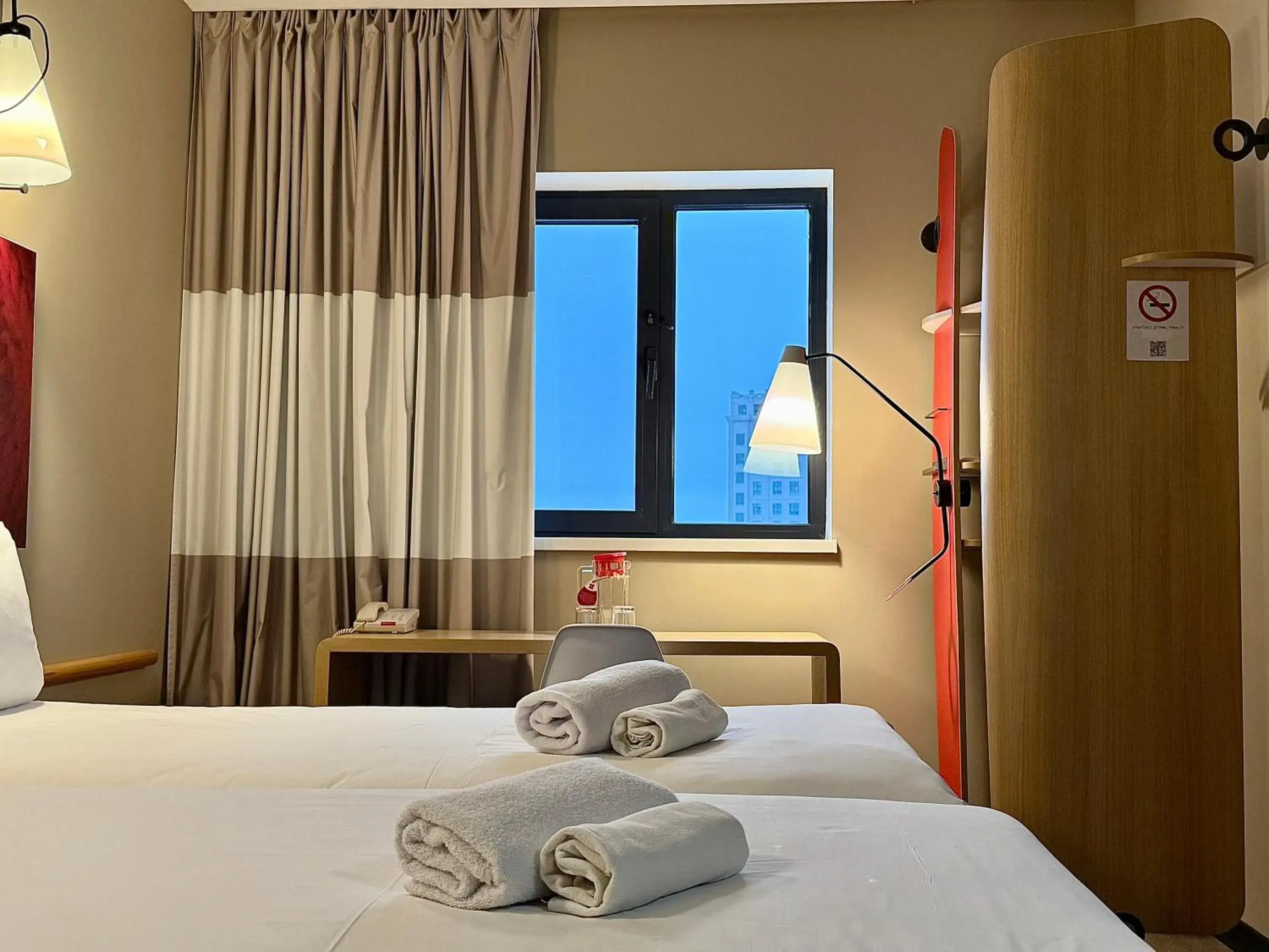 towels, Bed in Ibis Aktobe towels, Bed in Ibis Aktobe