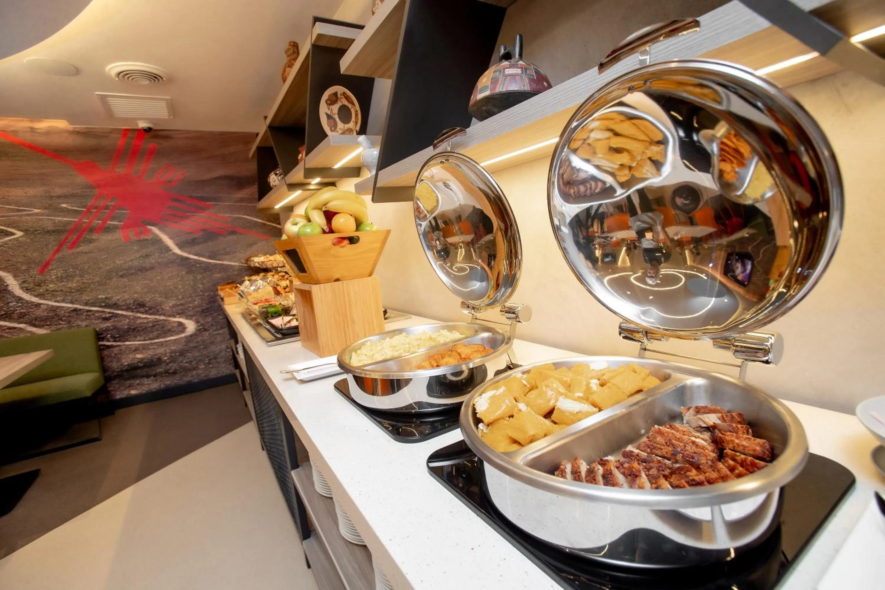Buffet breakfast in ibis Styles Lima Benavides Miraflores